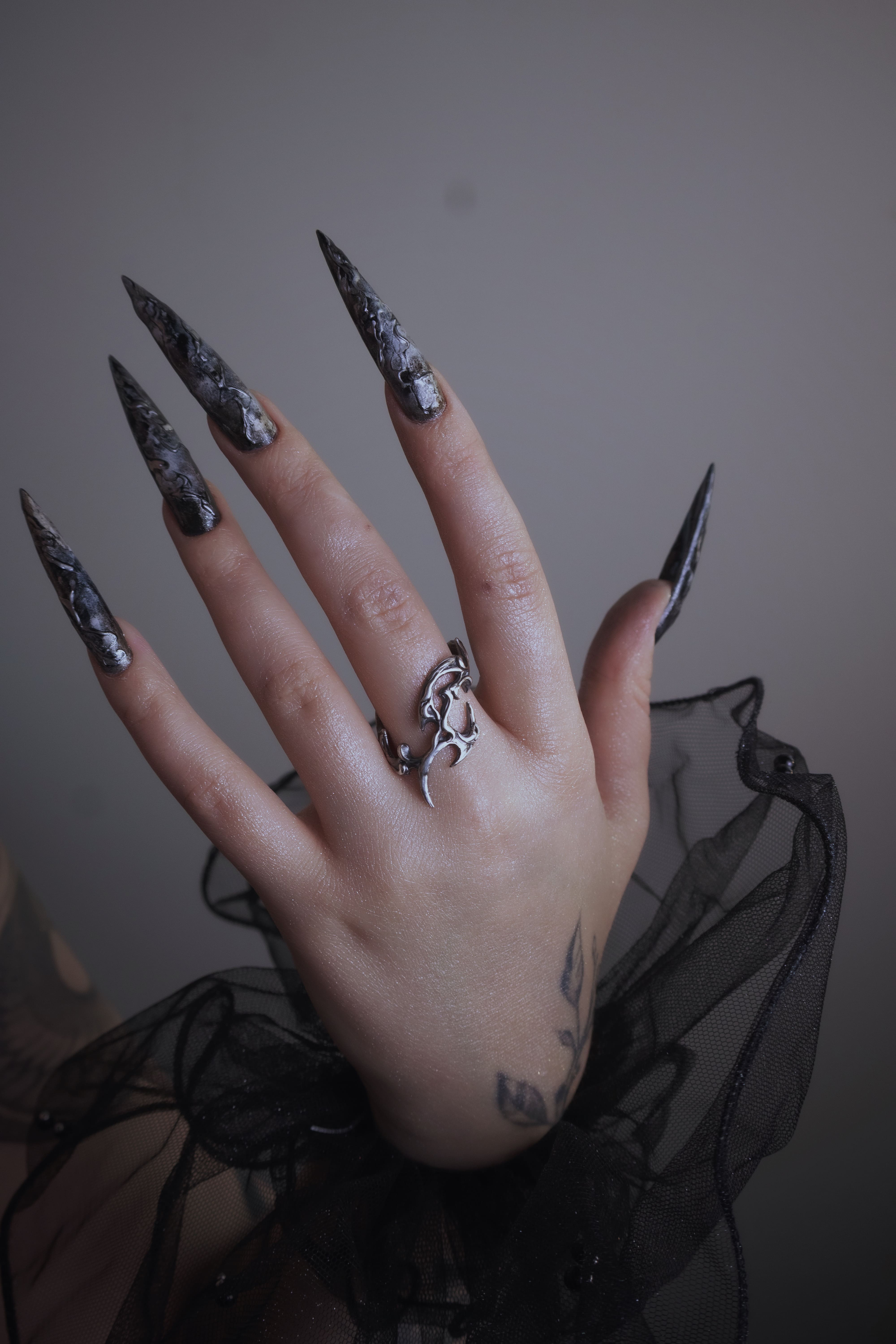 Marquise Tribal Ring
