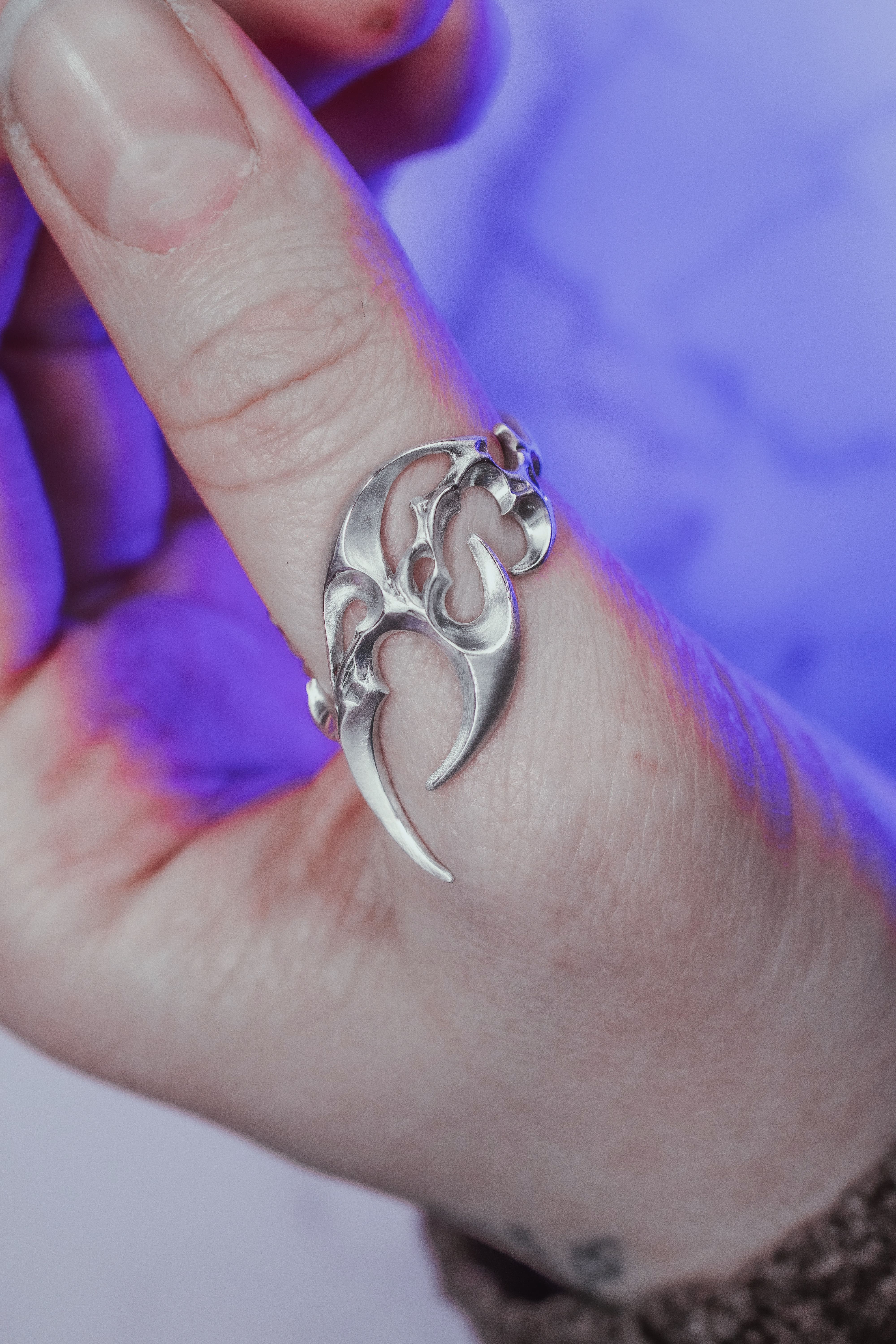 Diagonal Tribal Ring