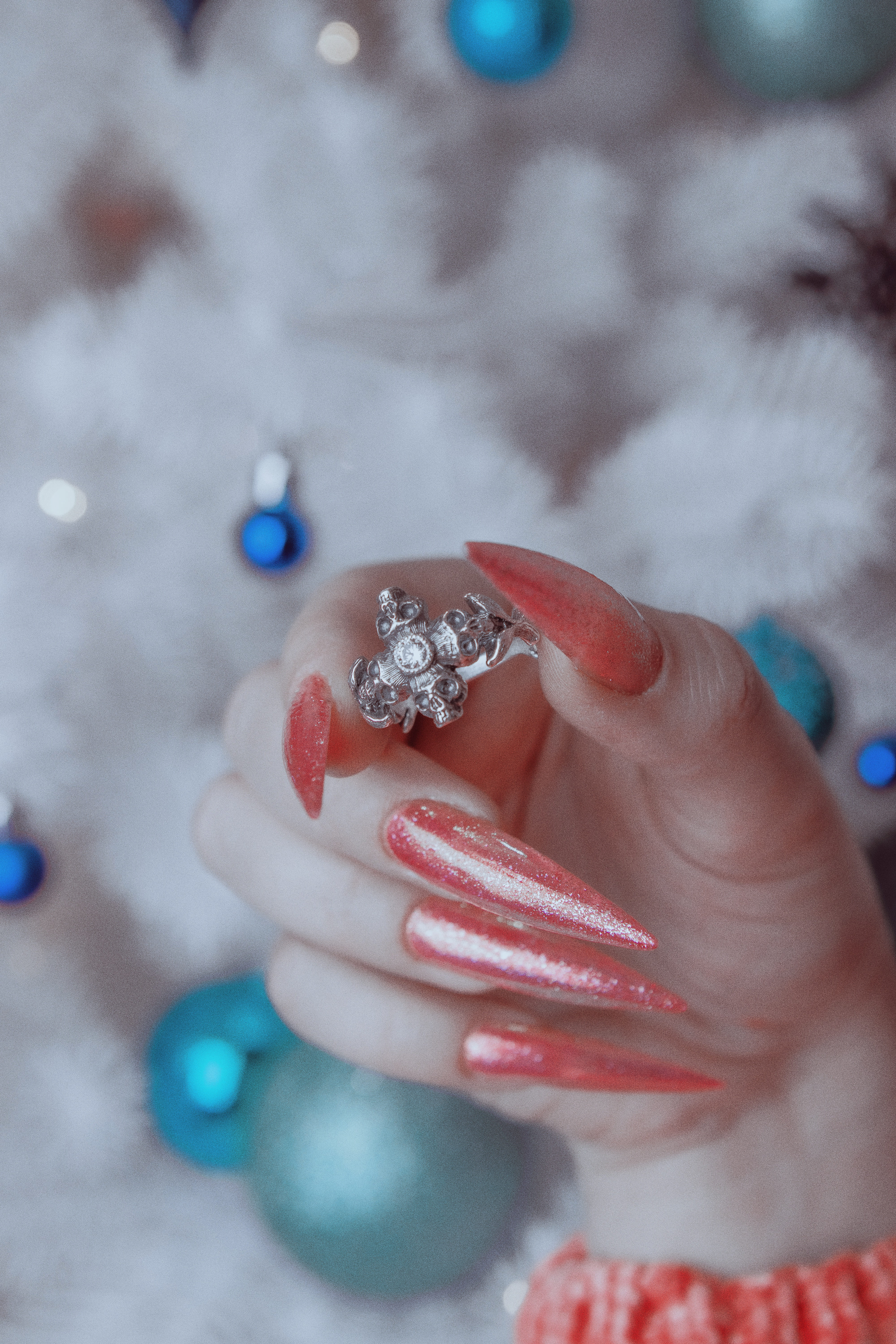 Ring with Skull and Stone