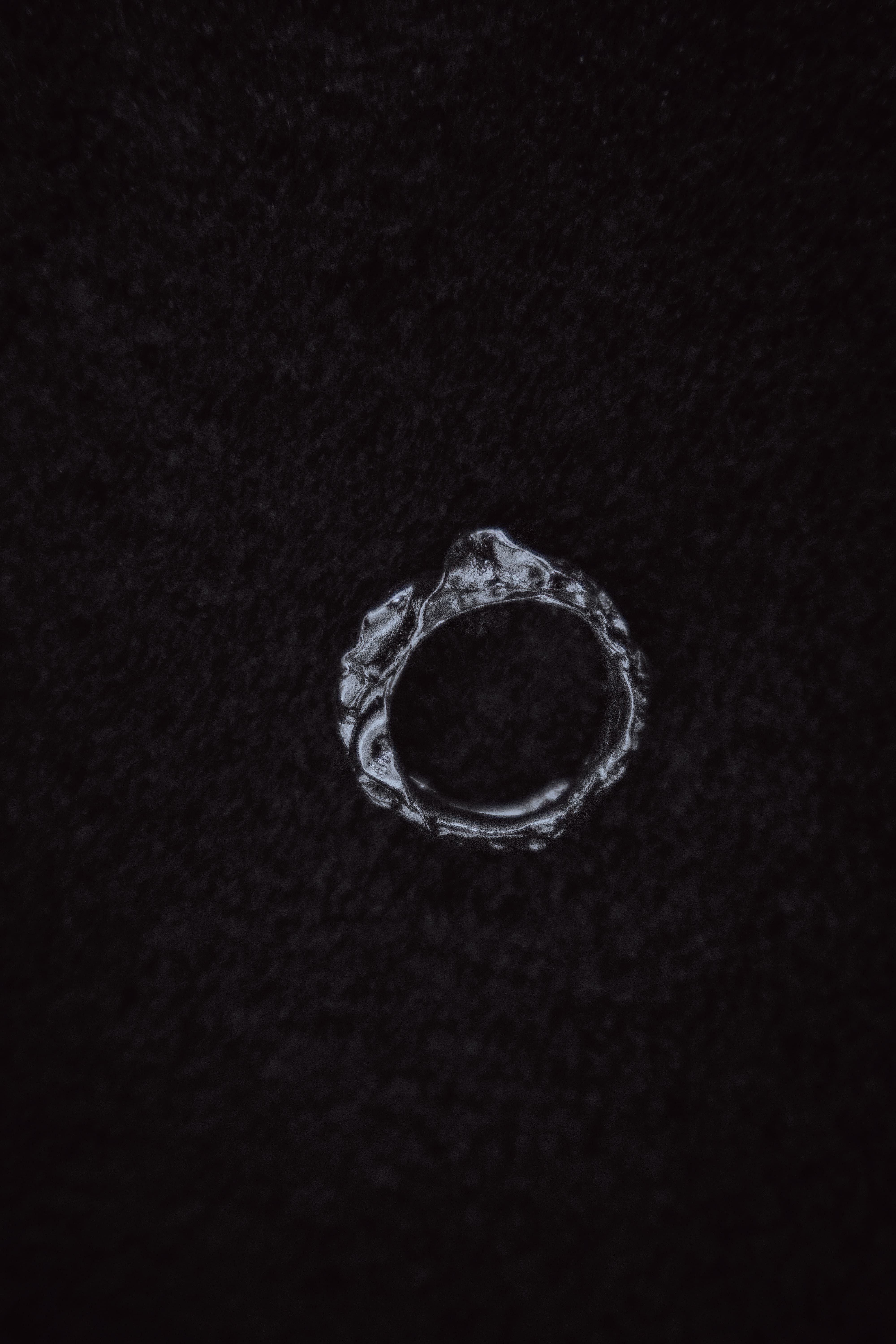 One-of-a-kind textured ring