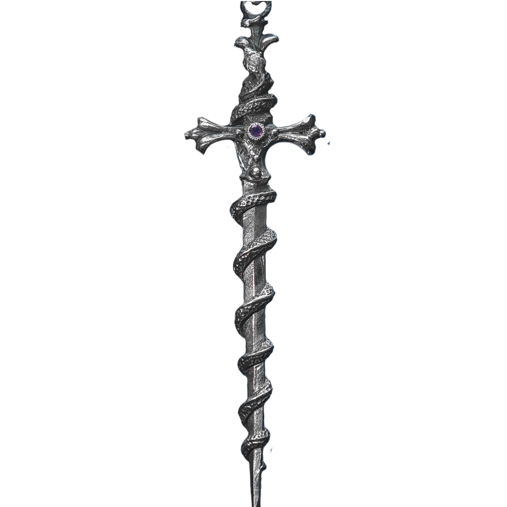 Sword-Pendant with Snake and Stone