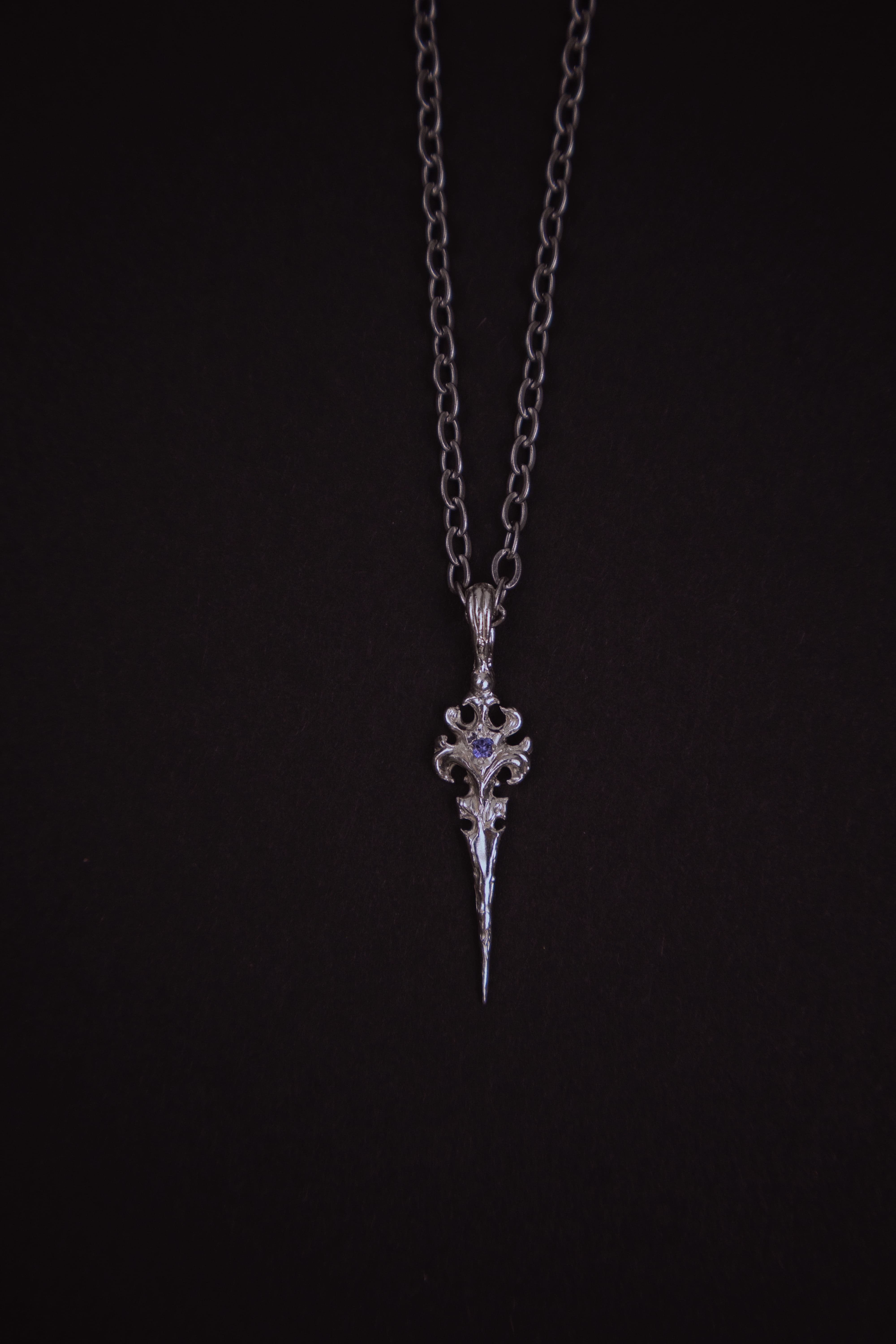 Fantasy dagger with stone
