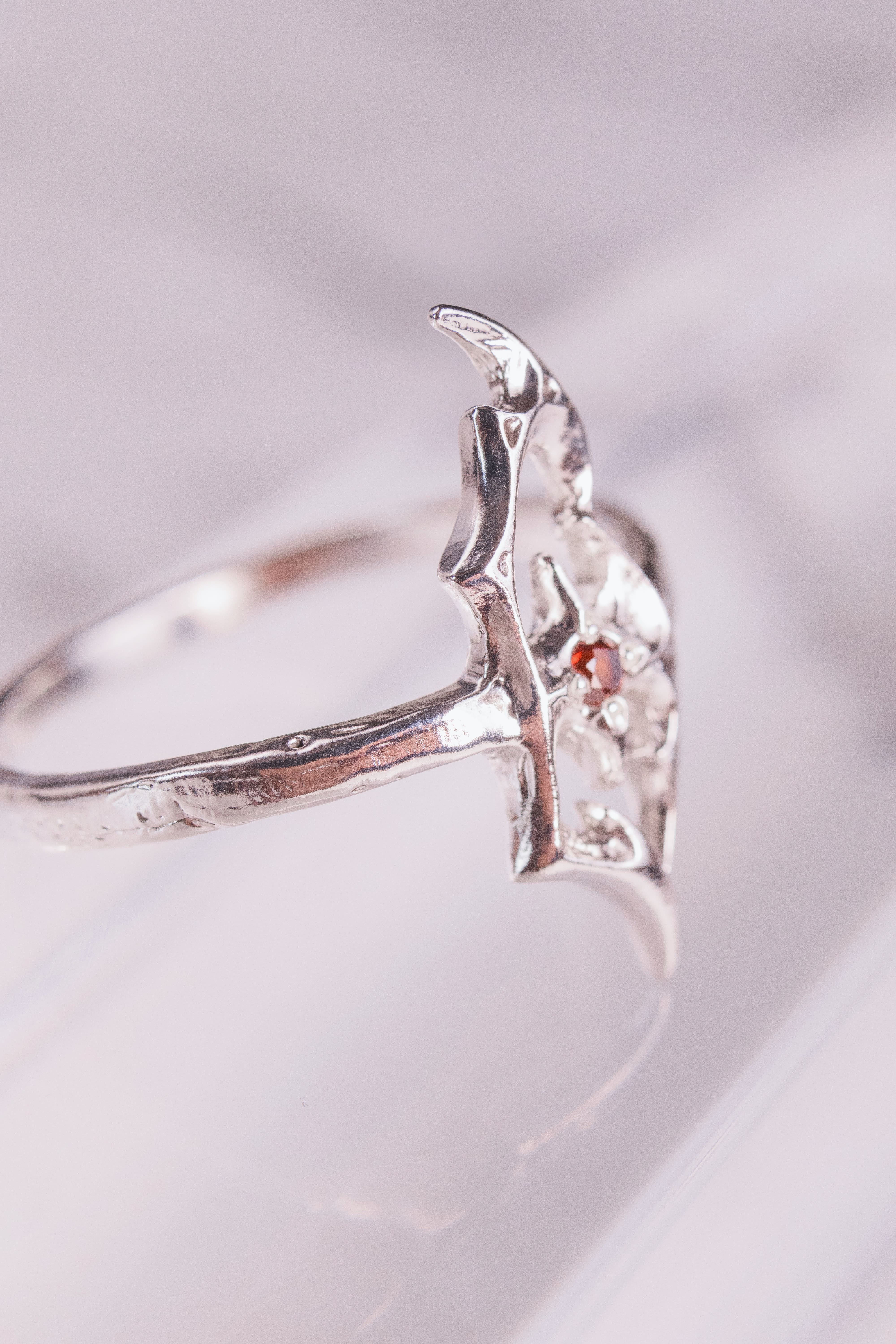 Letter A Tribal Ring