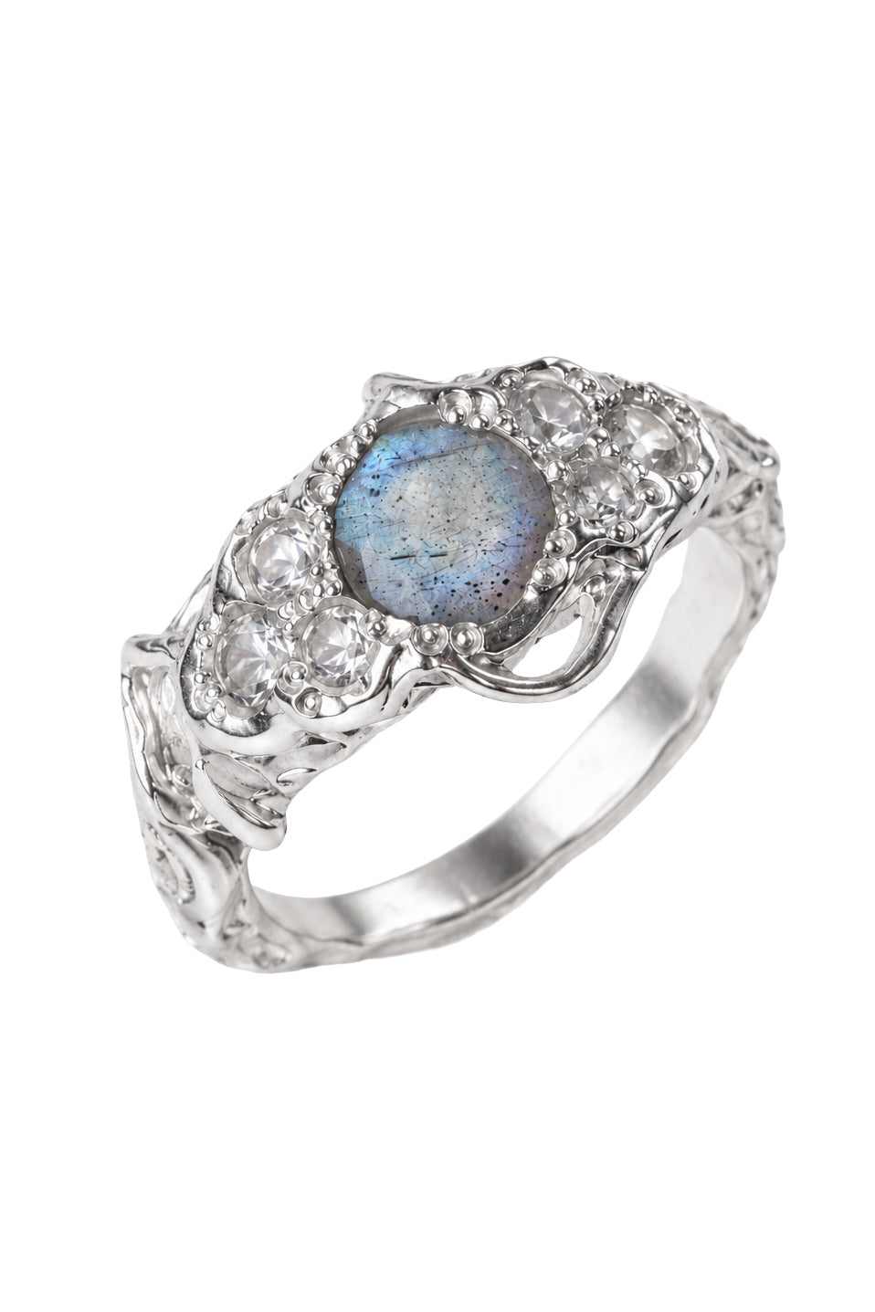 Molecular ring with Labradorite