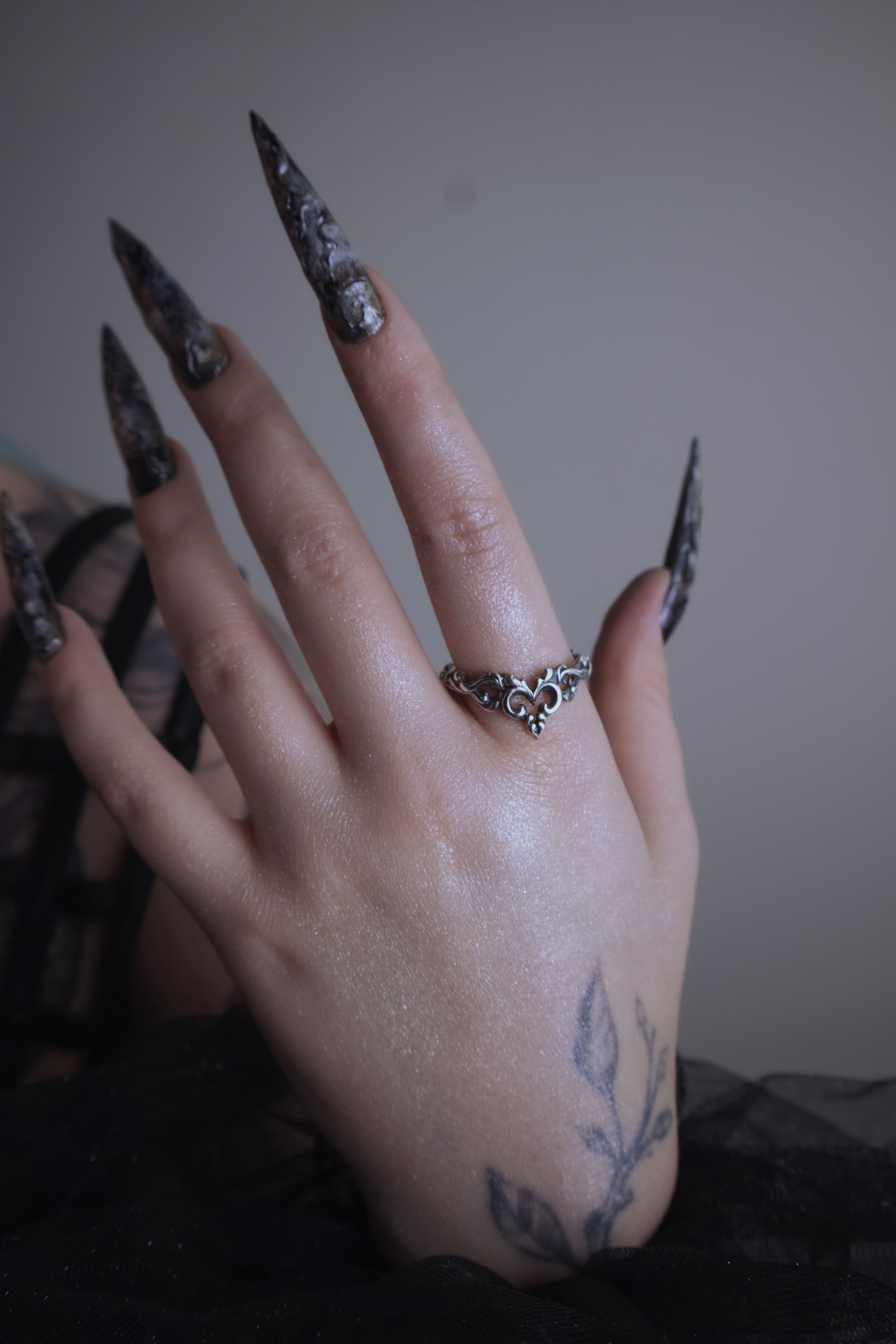 Gothic Heart Ring