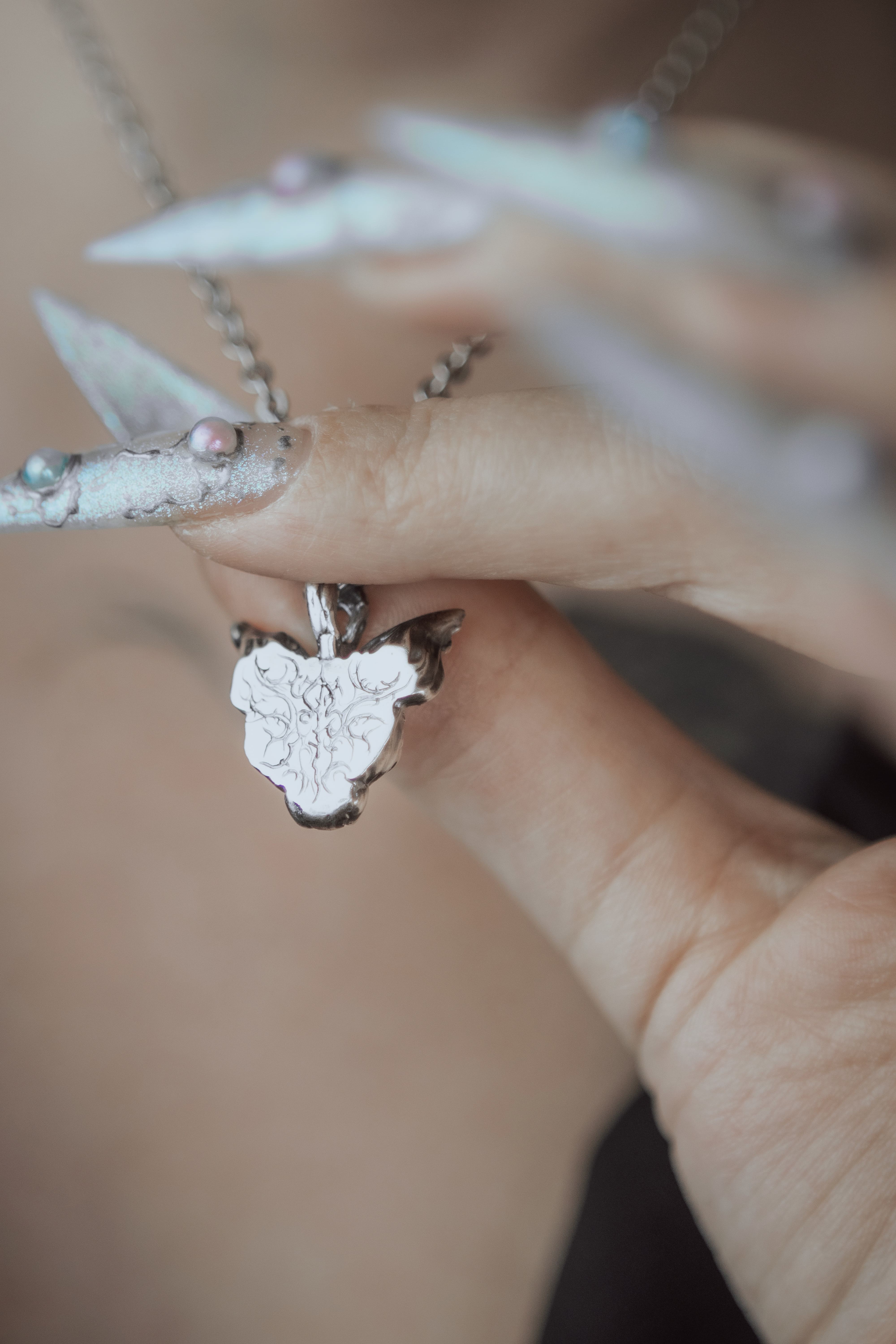 Lunar Sphinx Cat pendant