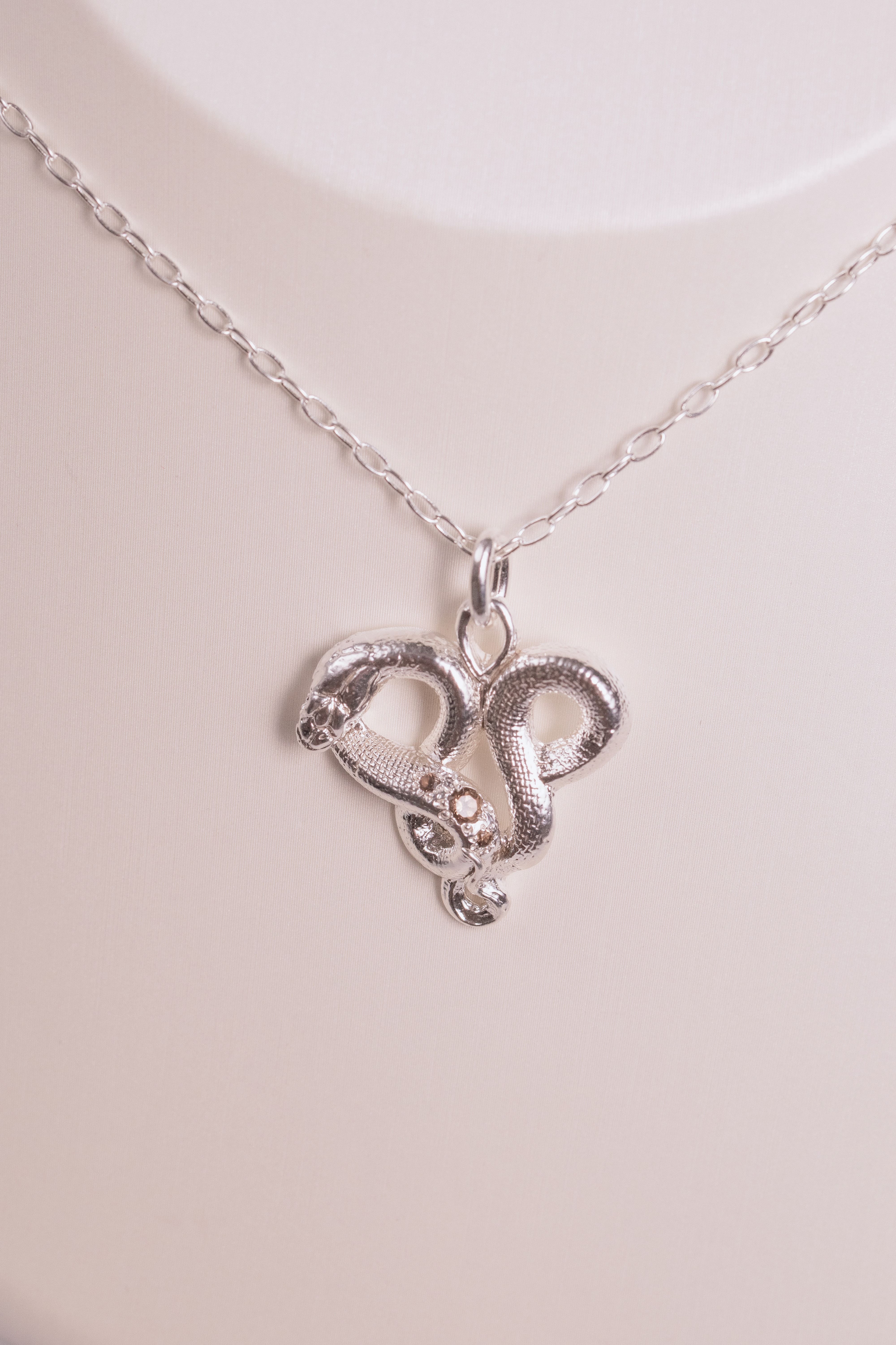 Snake Heart Pendant