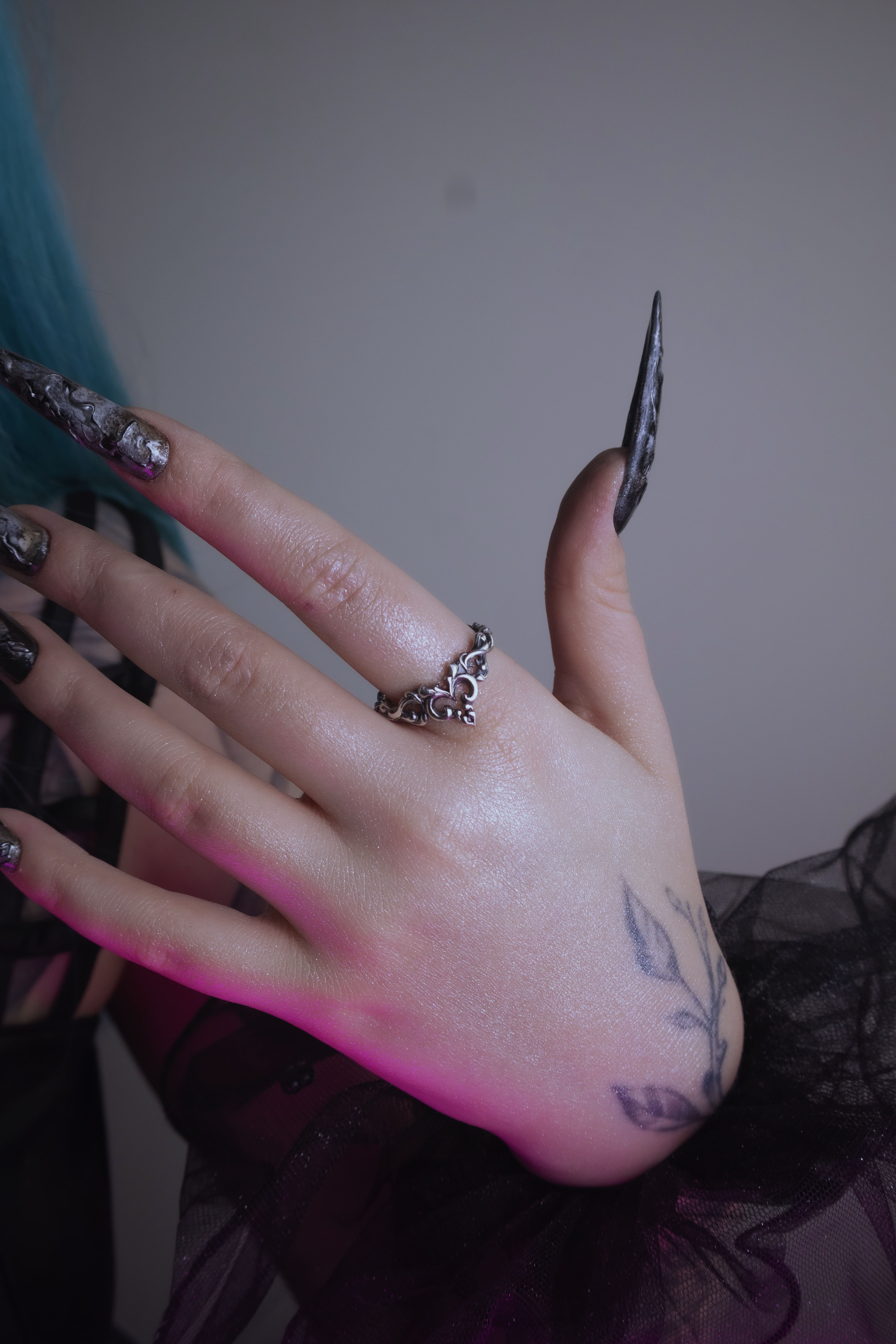 Gothic Heart Ring