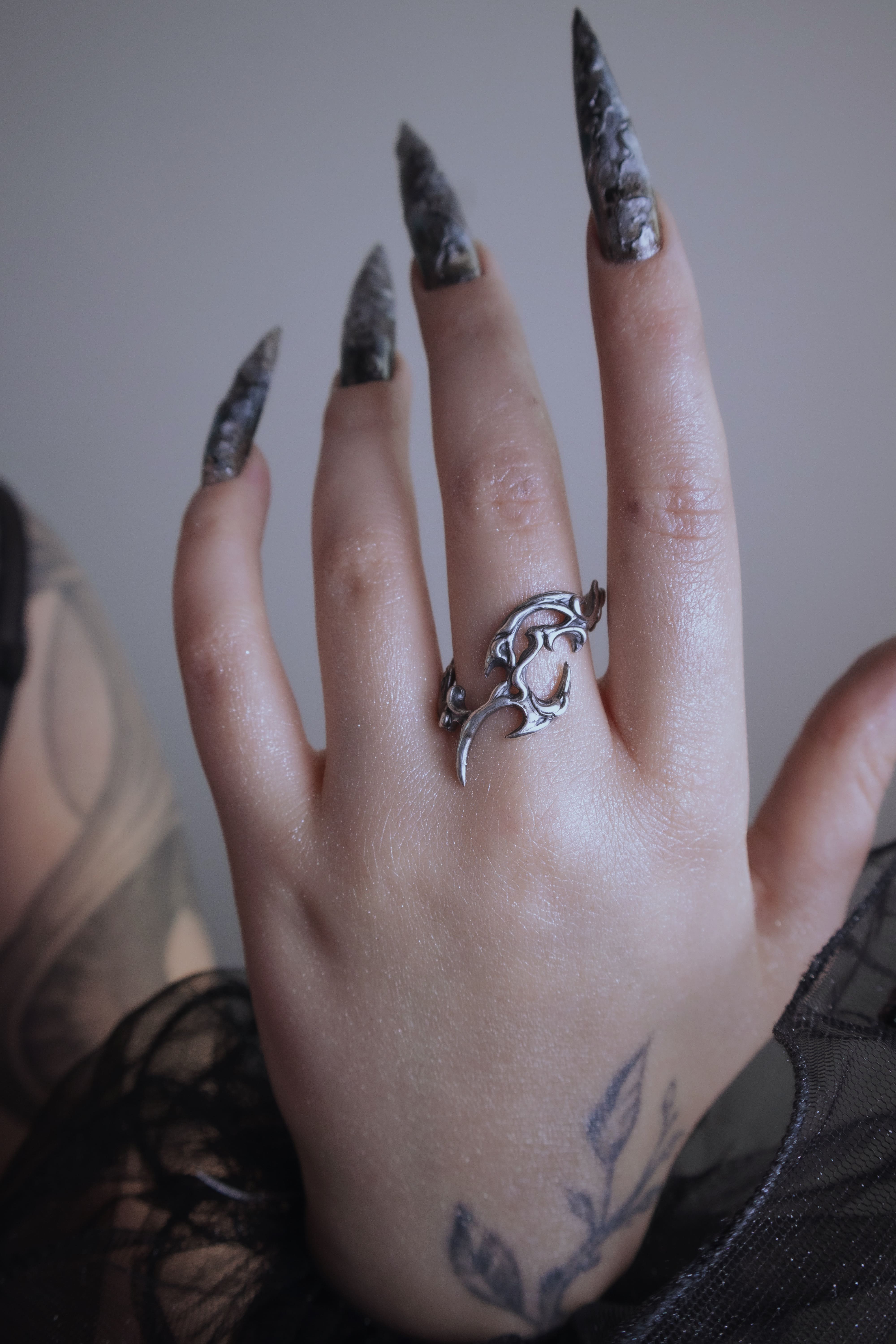 Marquise Tribal Ring
