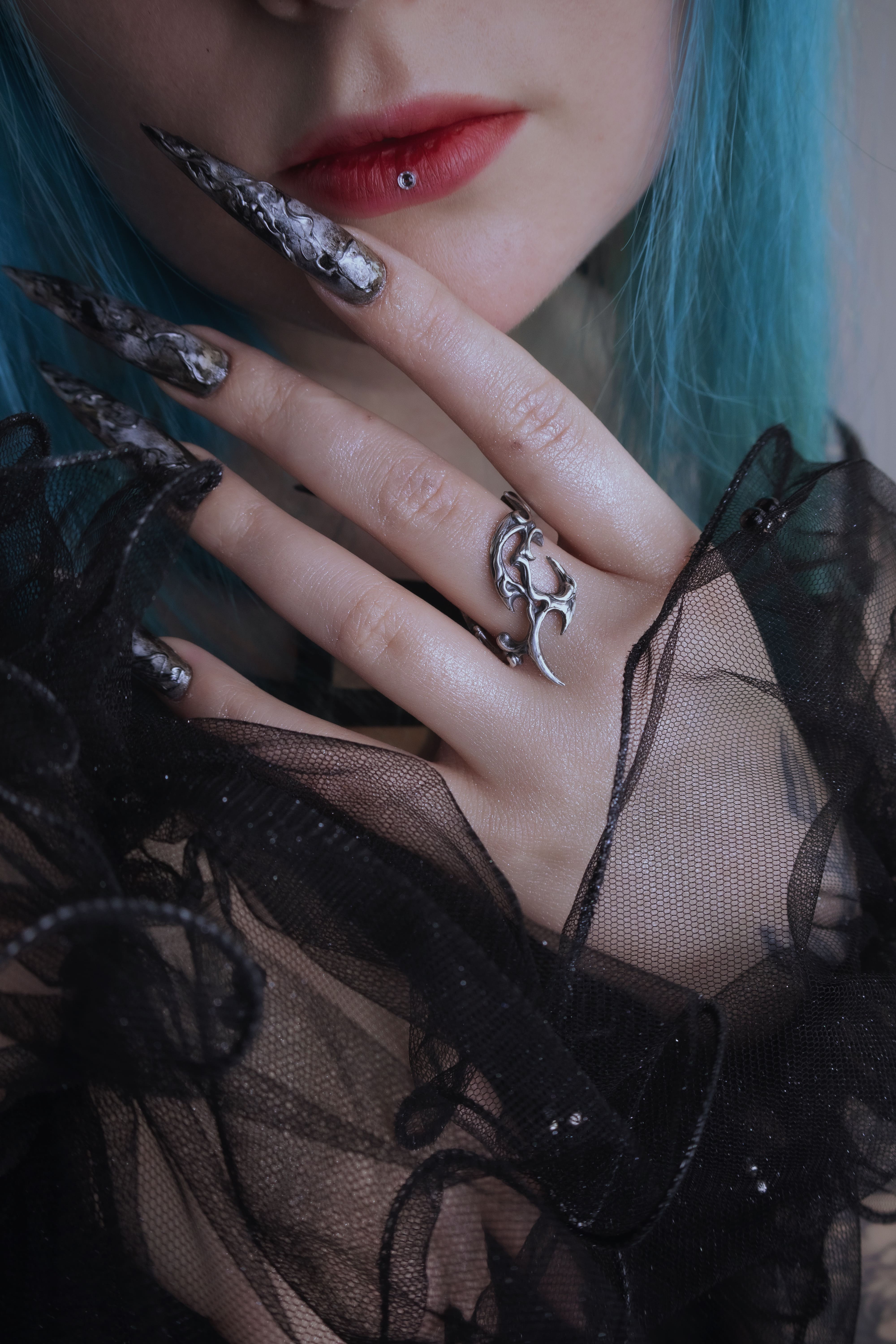 Marquise Tribal Ring