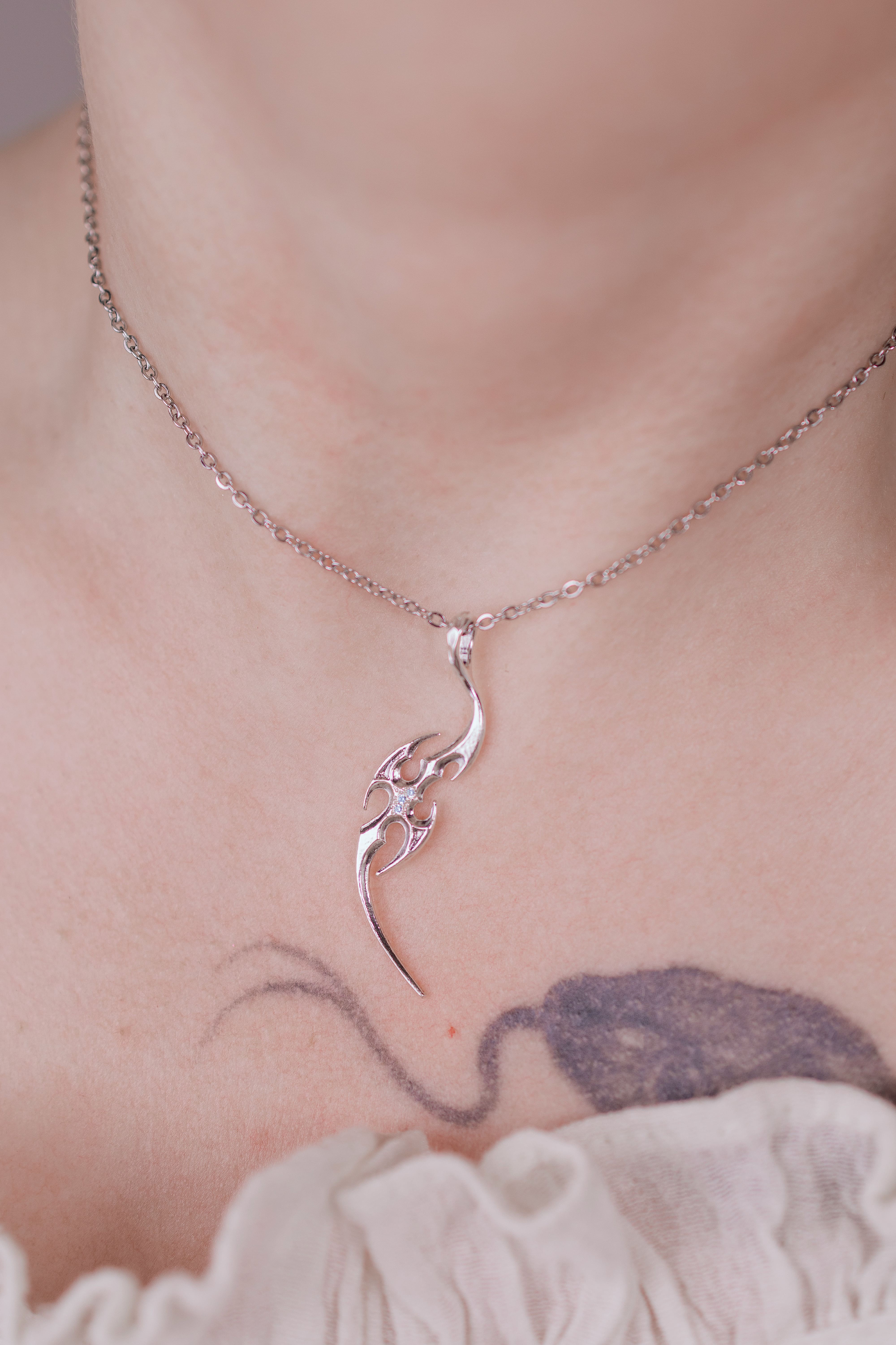 Classic Tribal Pendant with Topazes