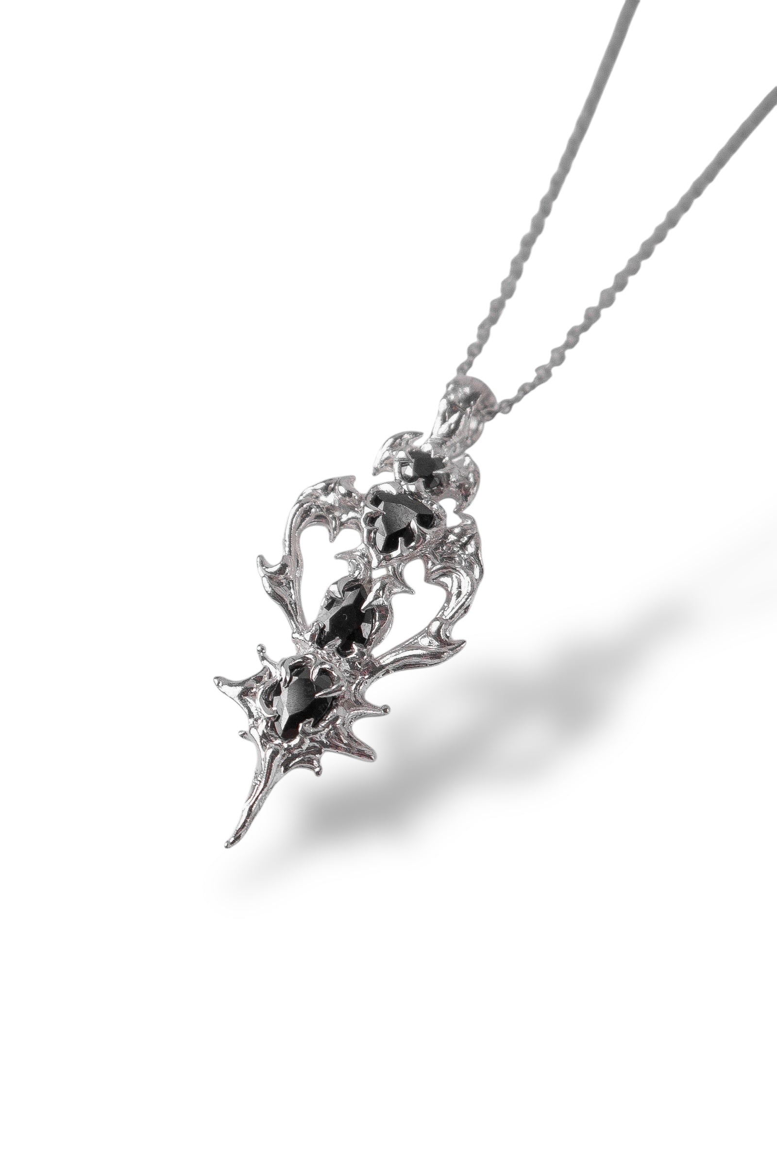 «Whisper of Dusk» pendant with stones