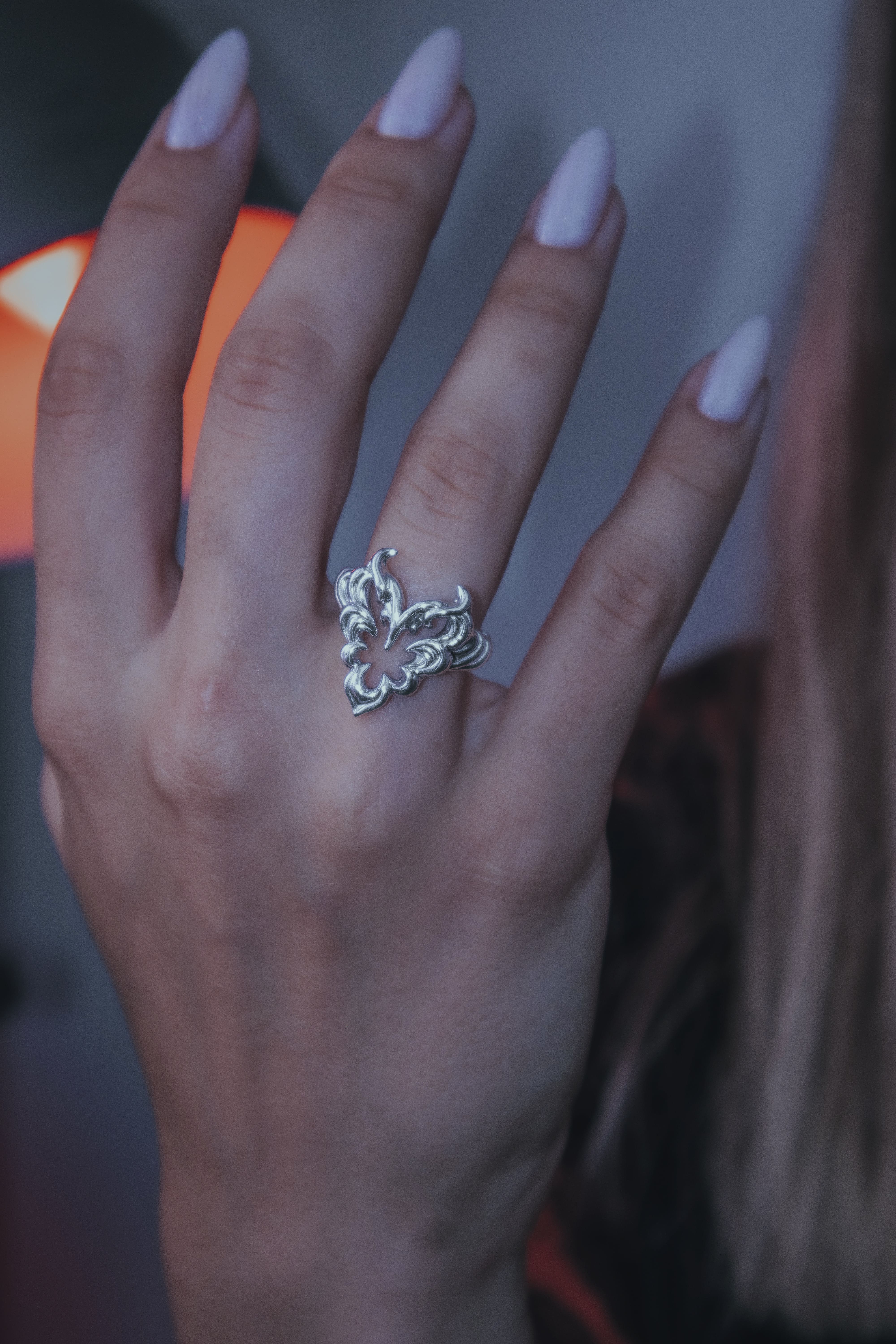 Tribal Heart Ring