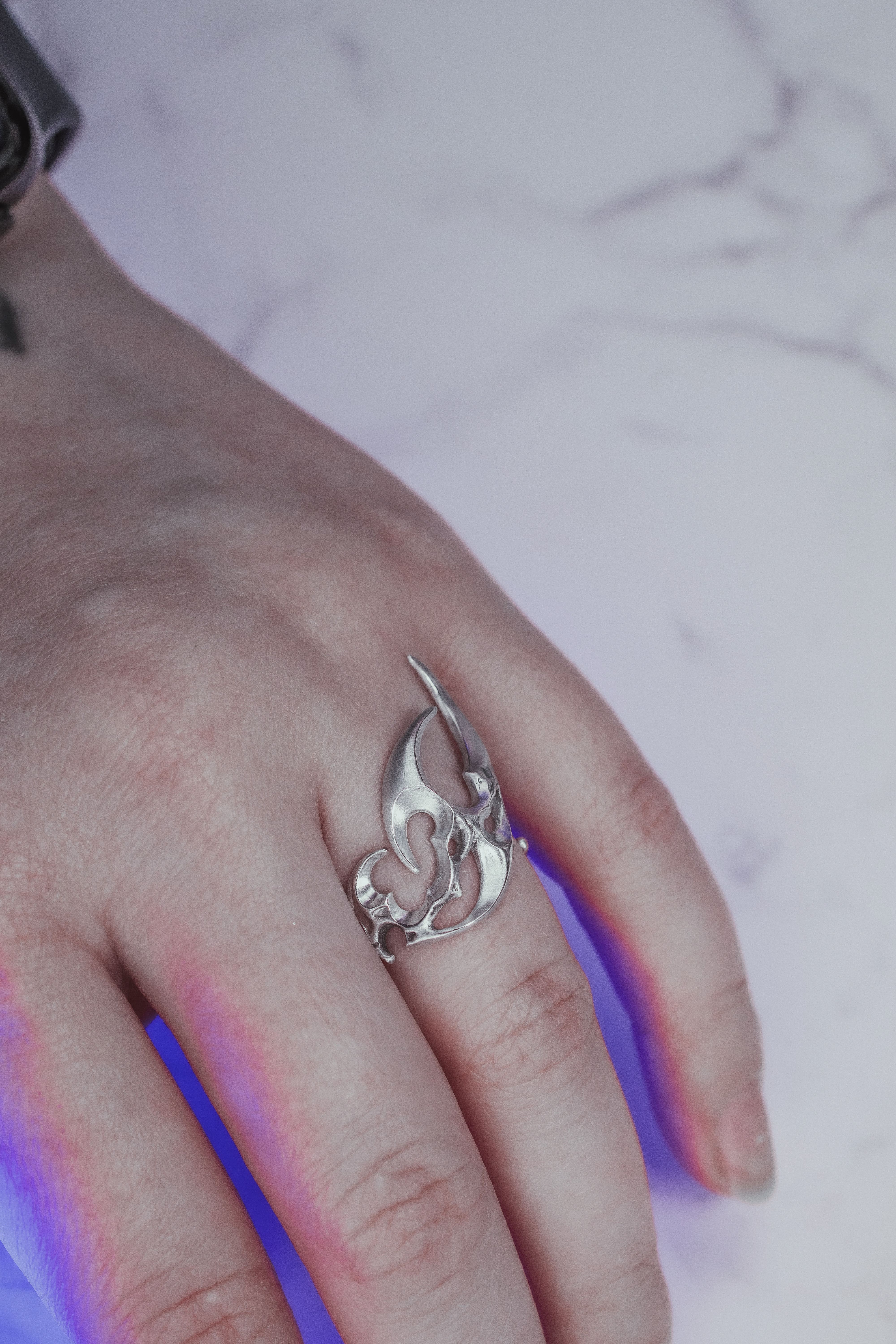 Diagonal Tribal Ring