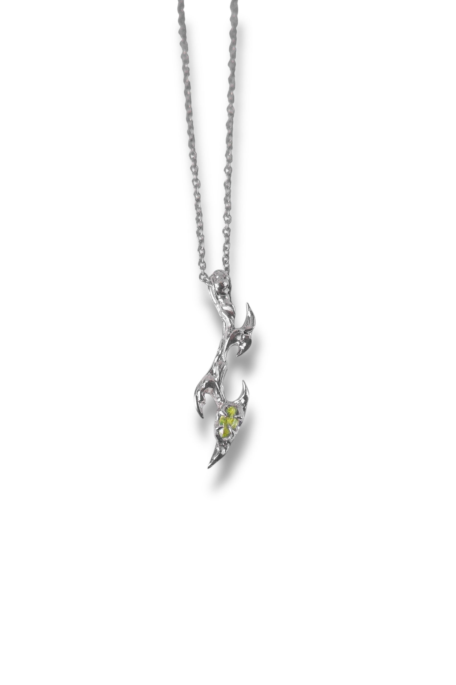 Tribal pendant with Peridot