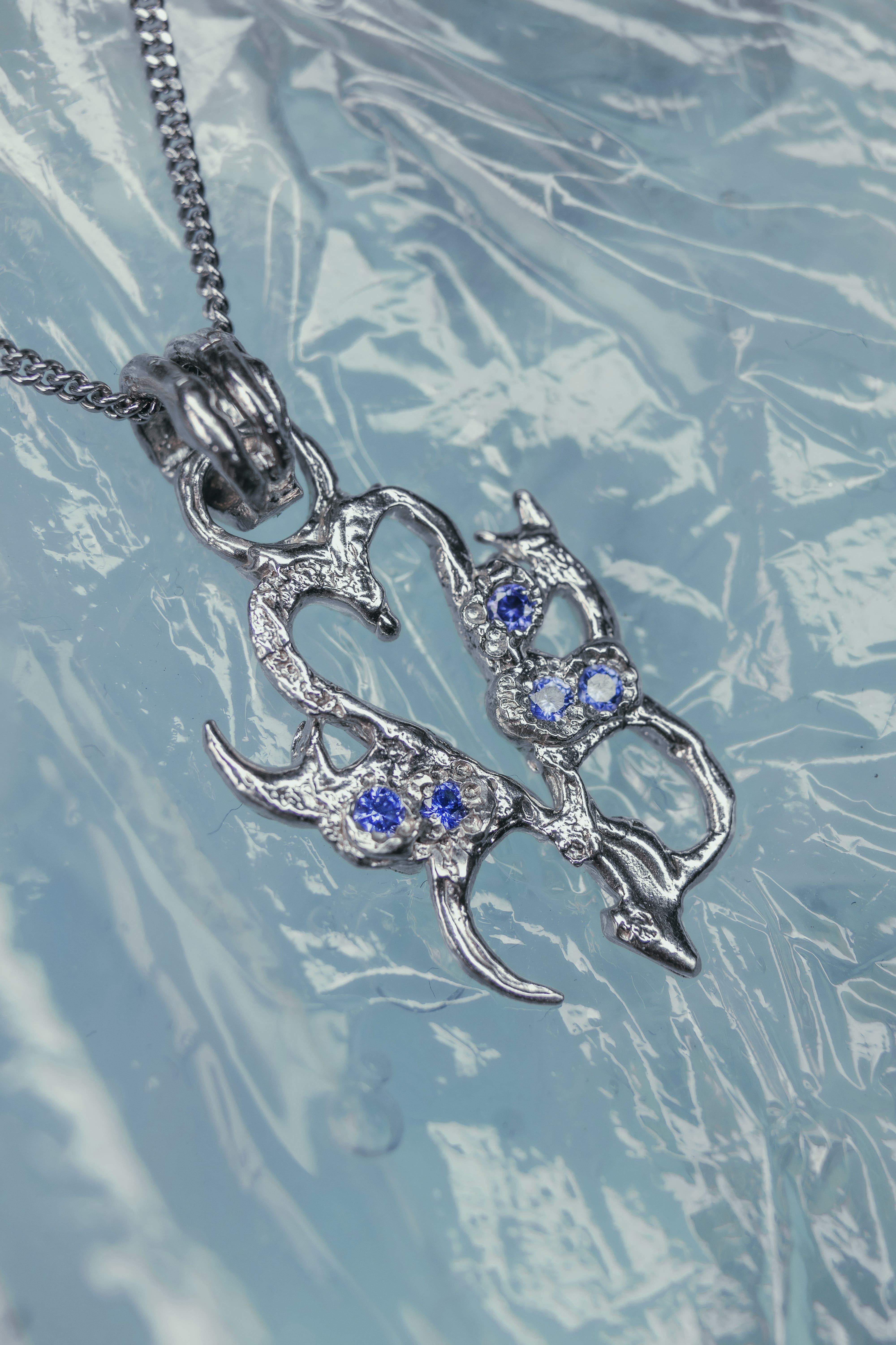 Starfall Heart pendant