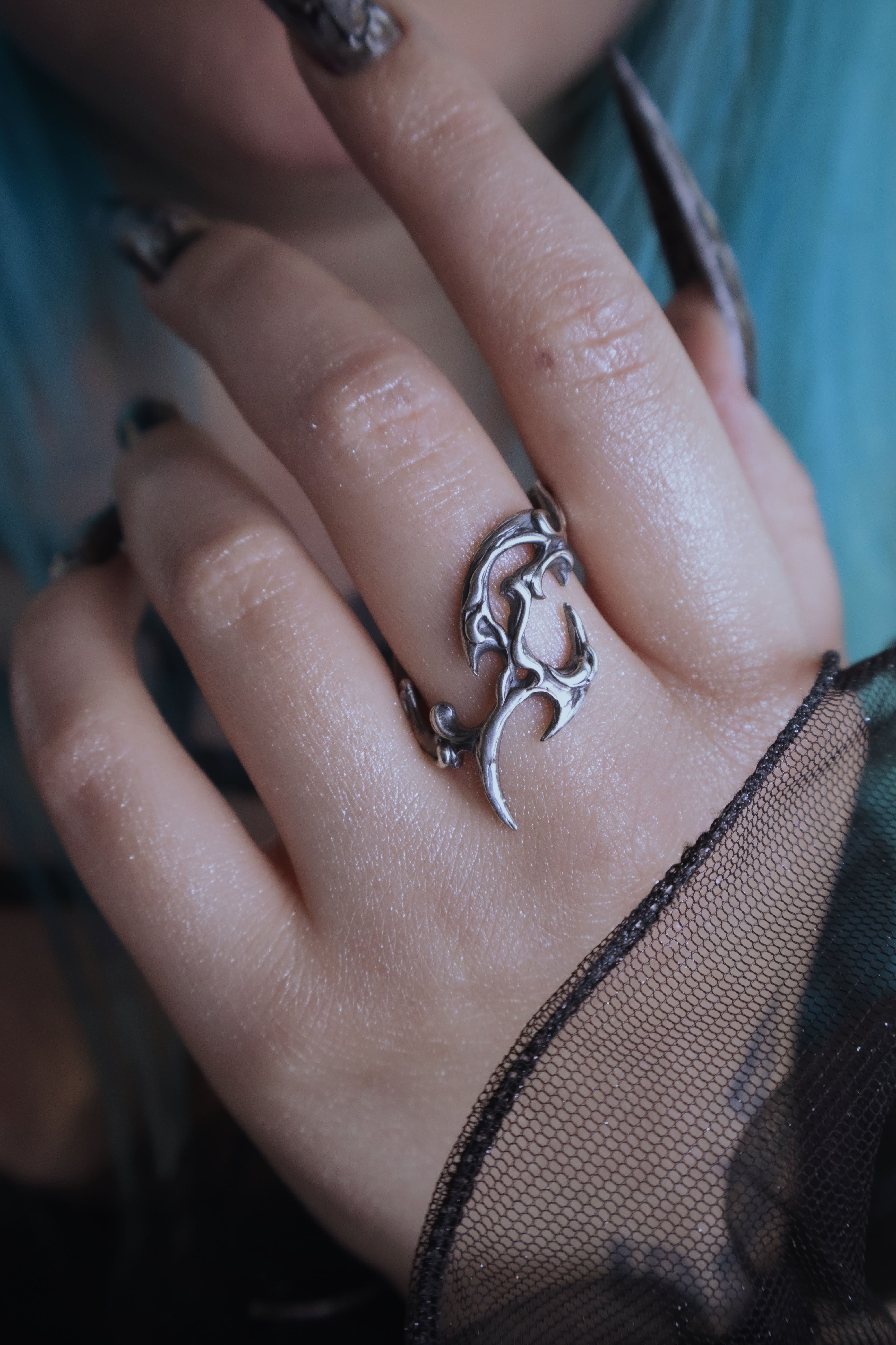 Marquise Tribal Ring