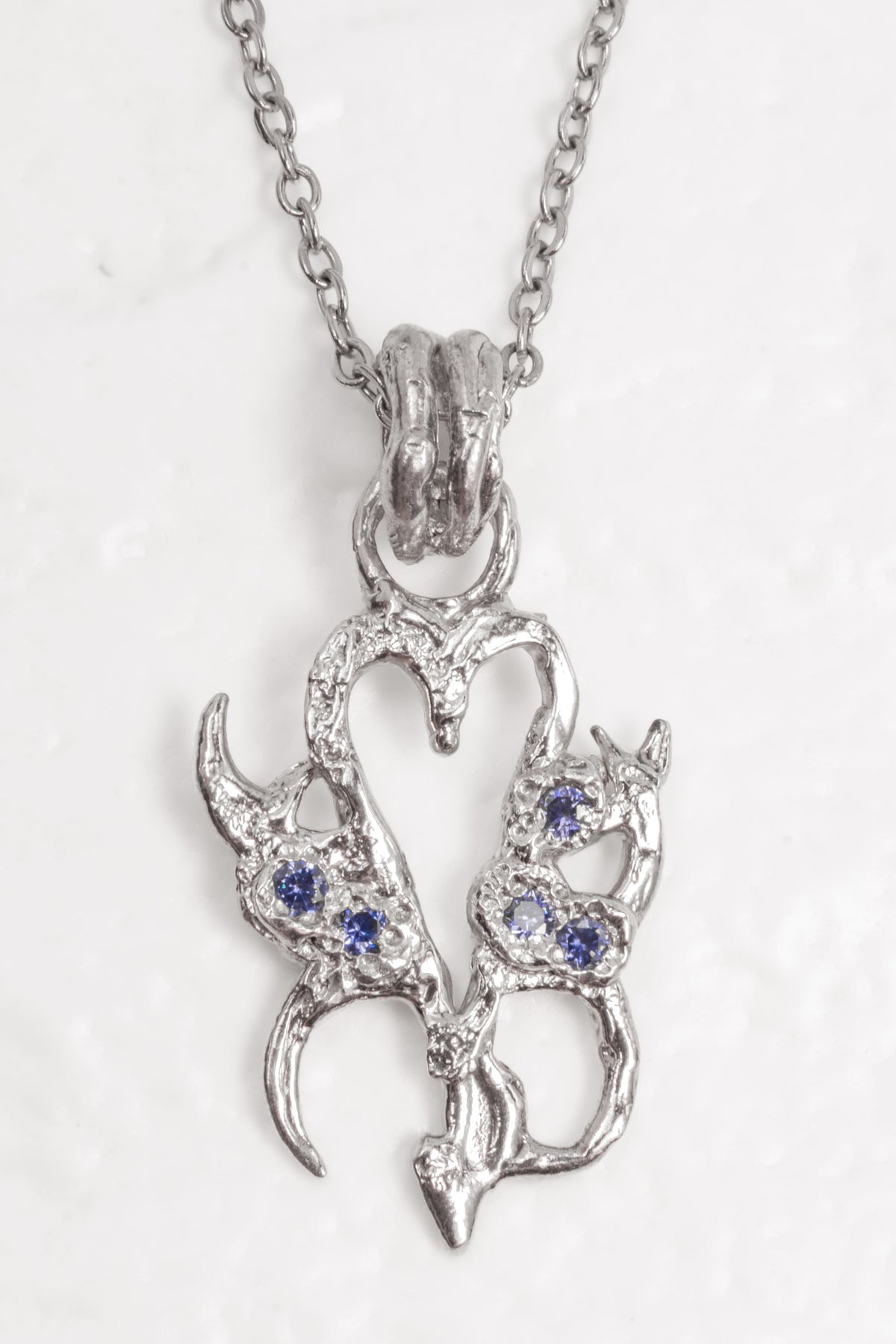 Starfall Heart pendant
