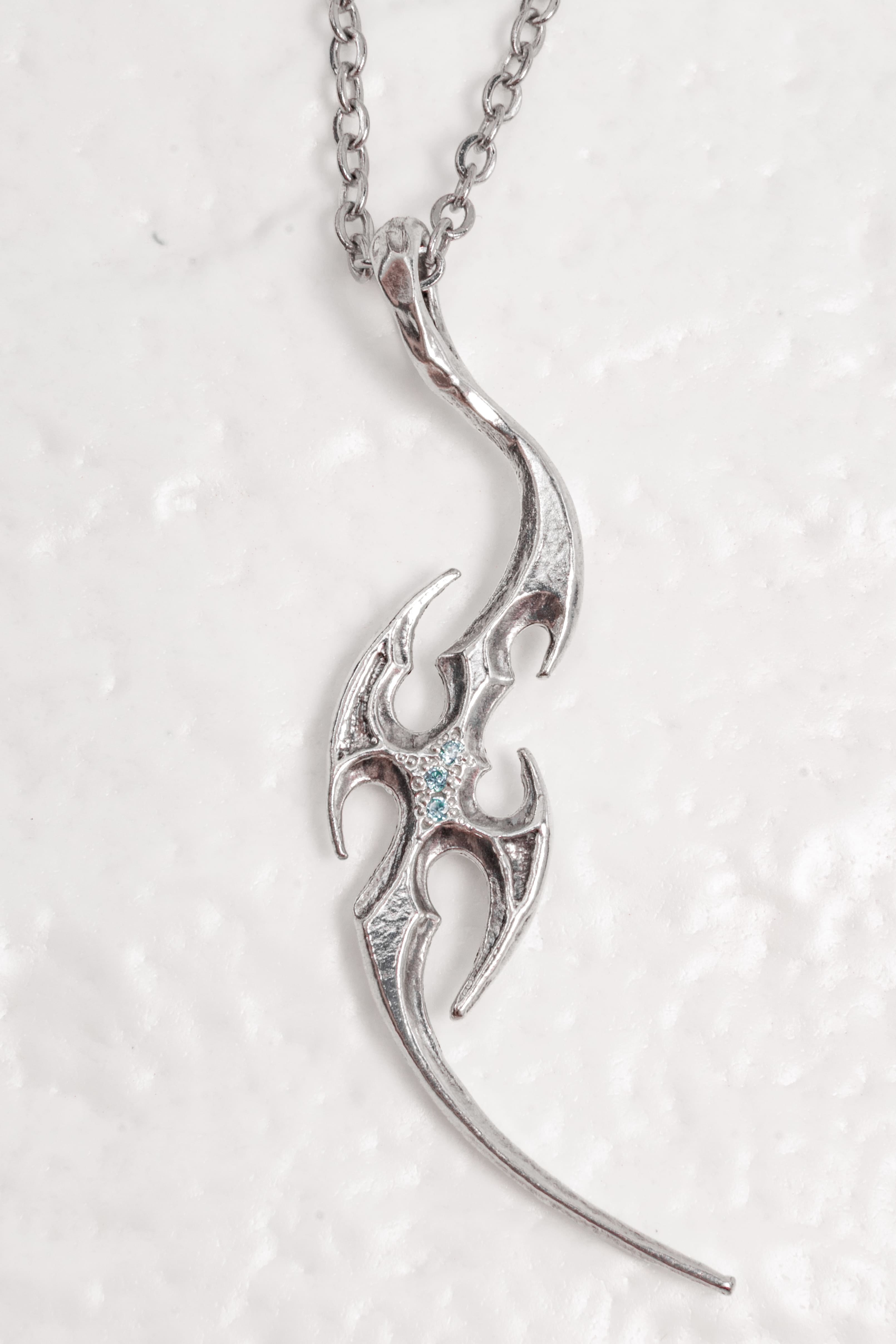 Classic Tribal Pendant with Topazes