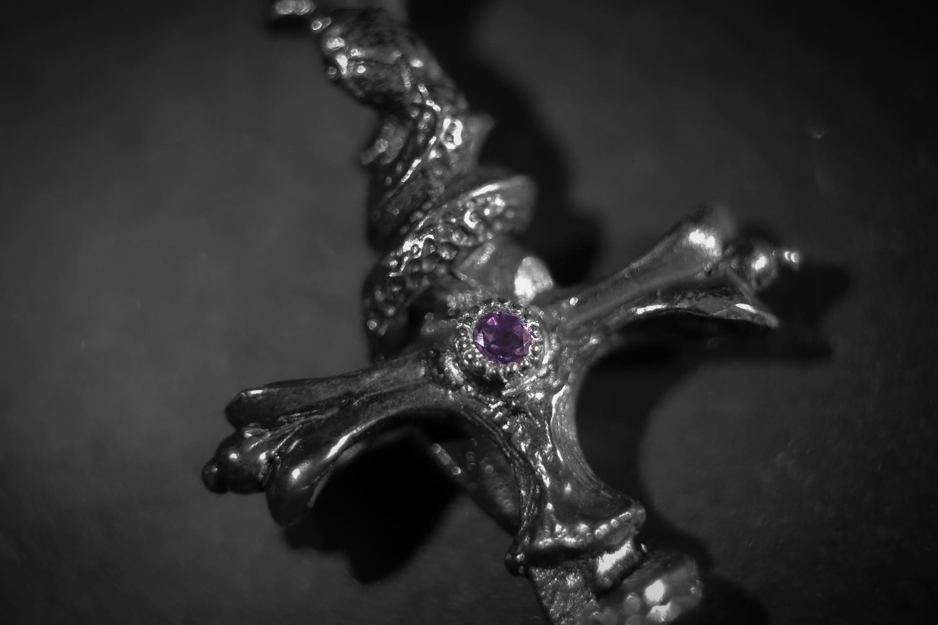 Sword-Pendant with Snake and Stone