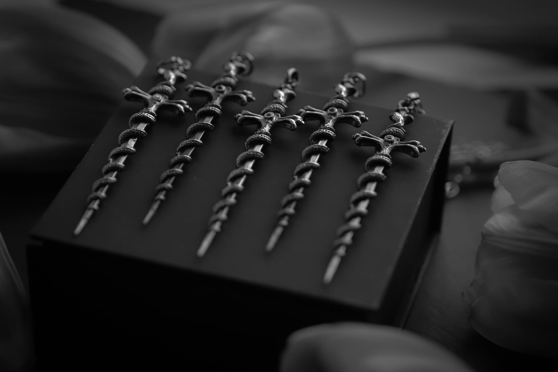 Sword-Pendant with Snake and Stone