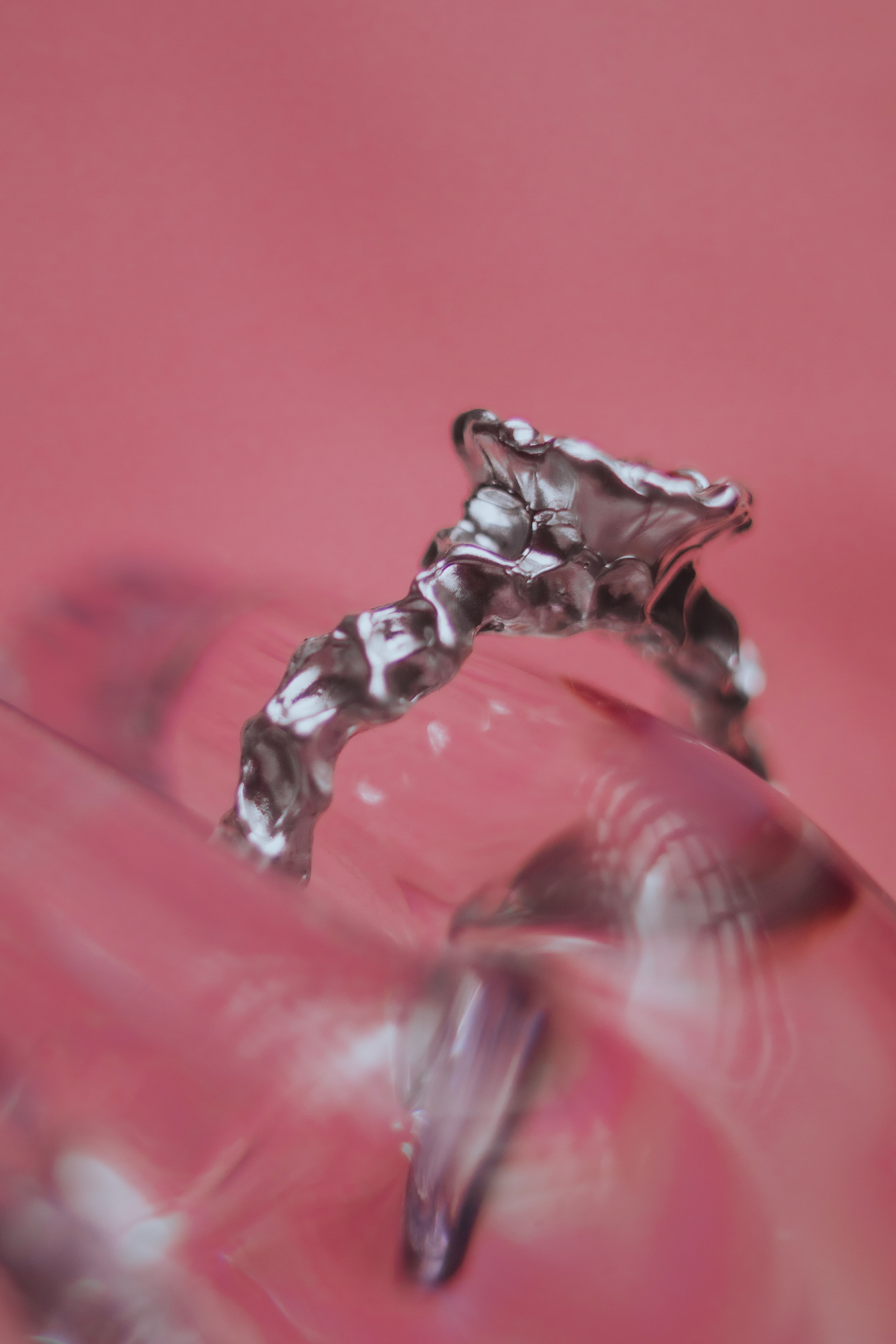 Custom Organic Heart Ring