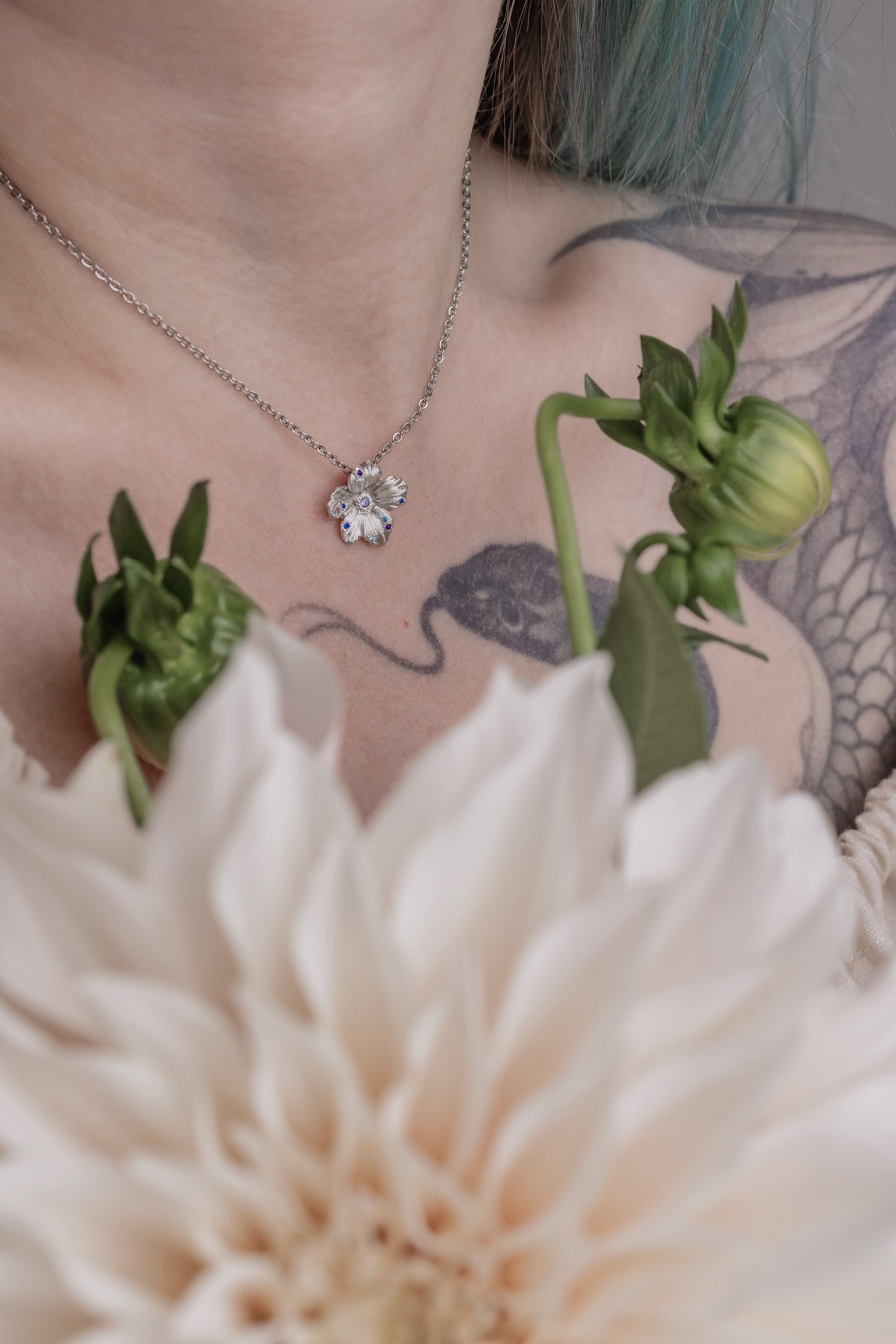 Midnight Bloom Pendant