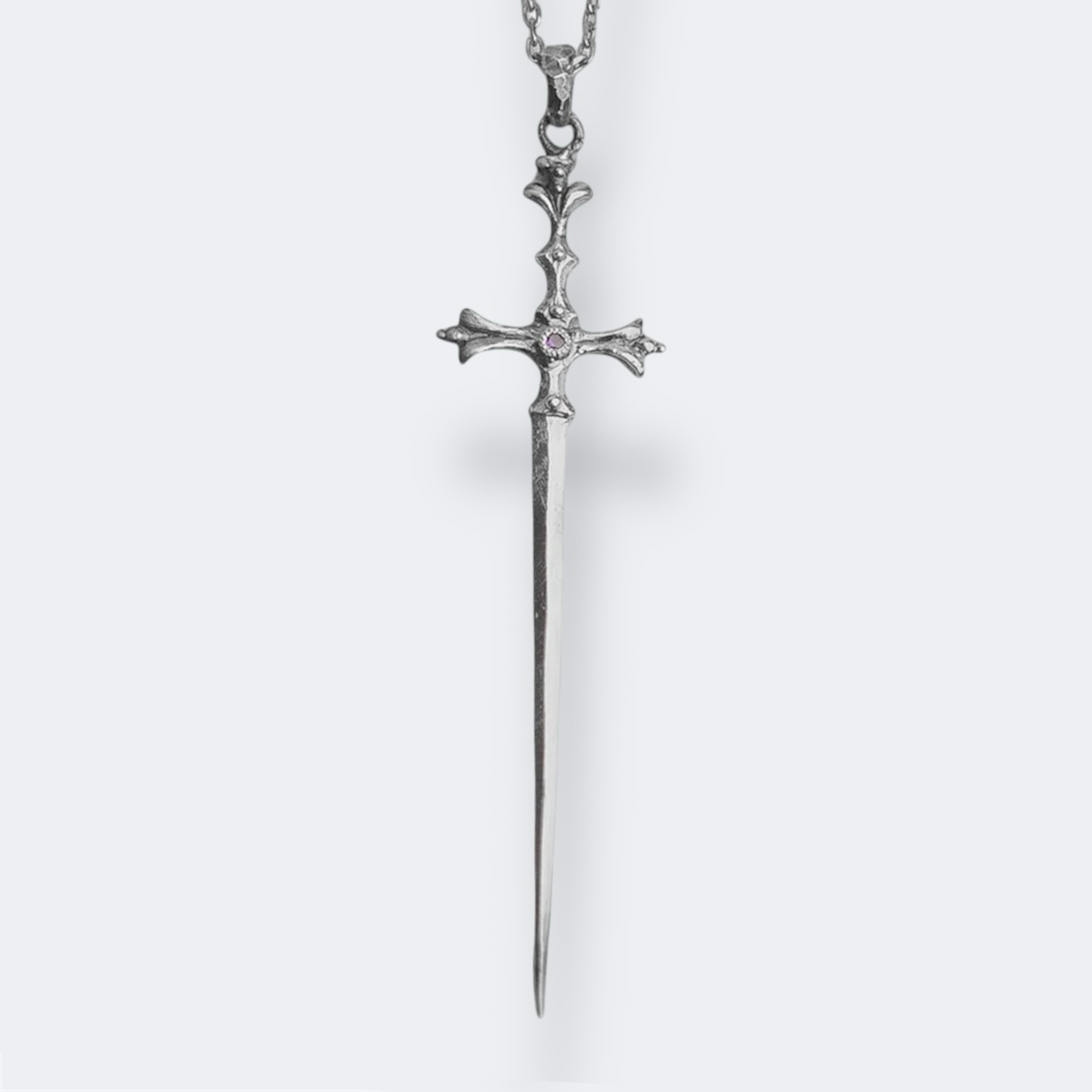 Sword-Pendant with 2 mm Stone