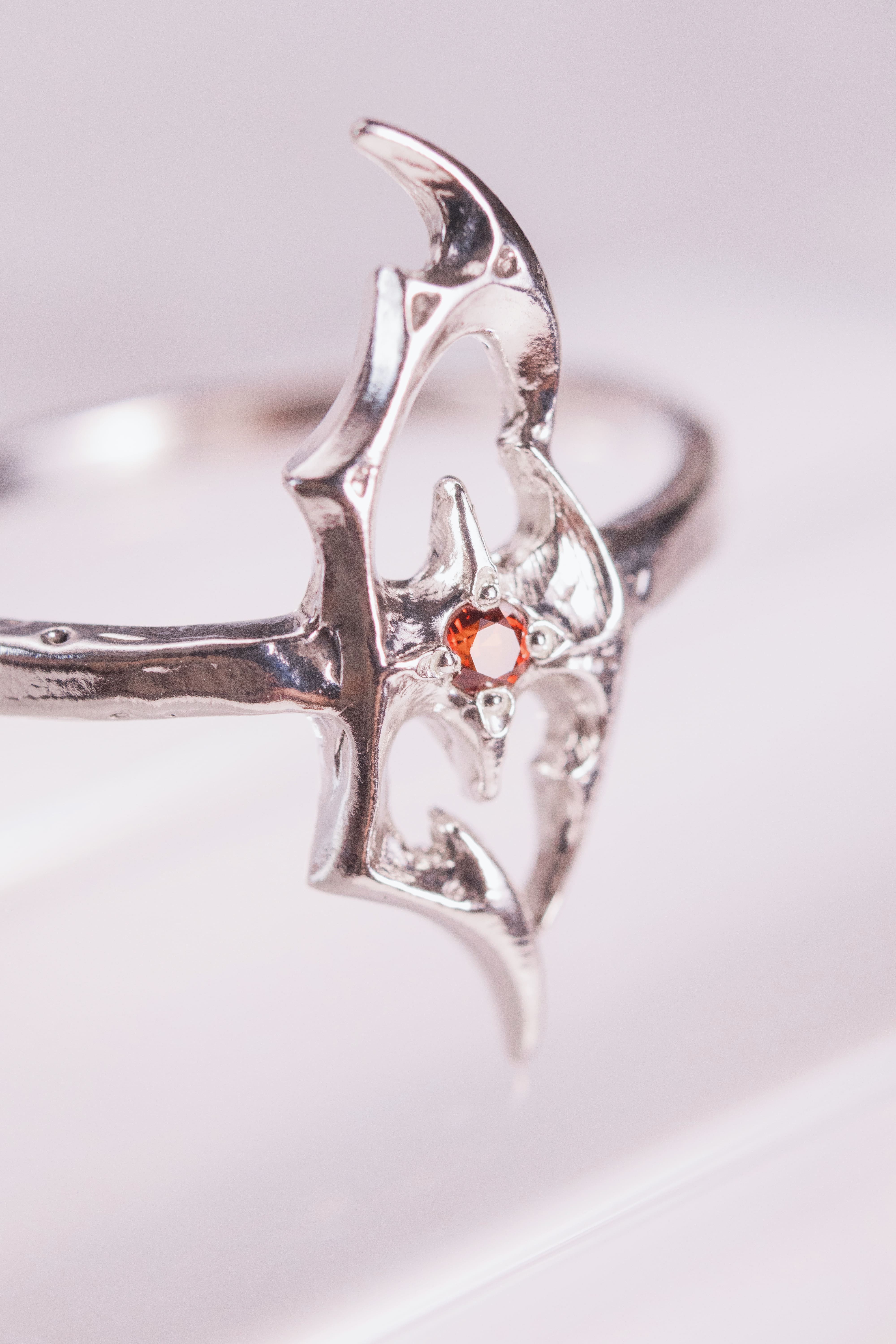 Letter A Tribal Ring