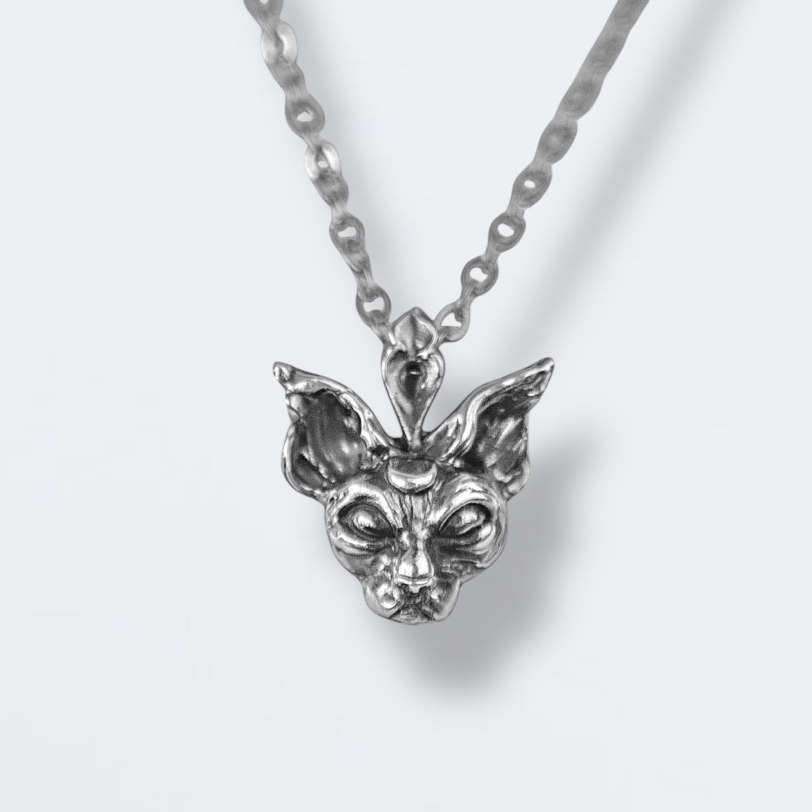 Lunar Sphinx Cat pendant