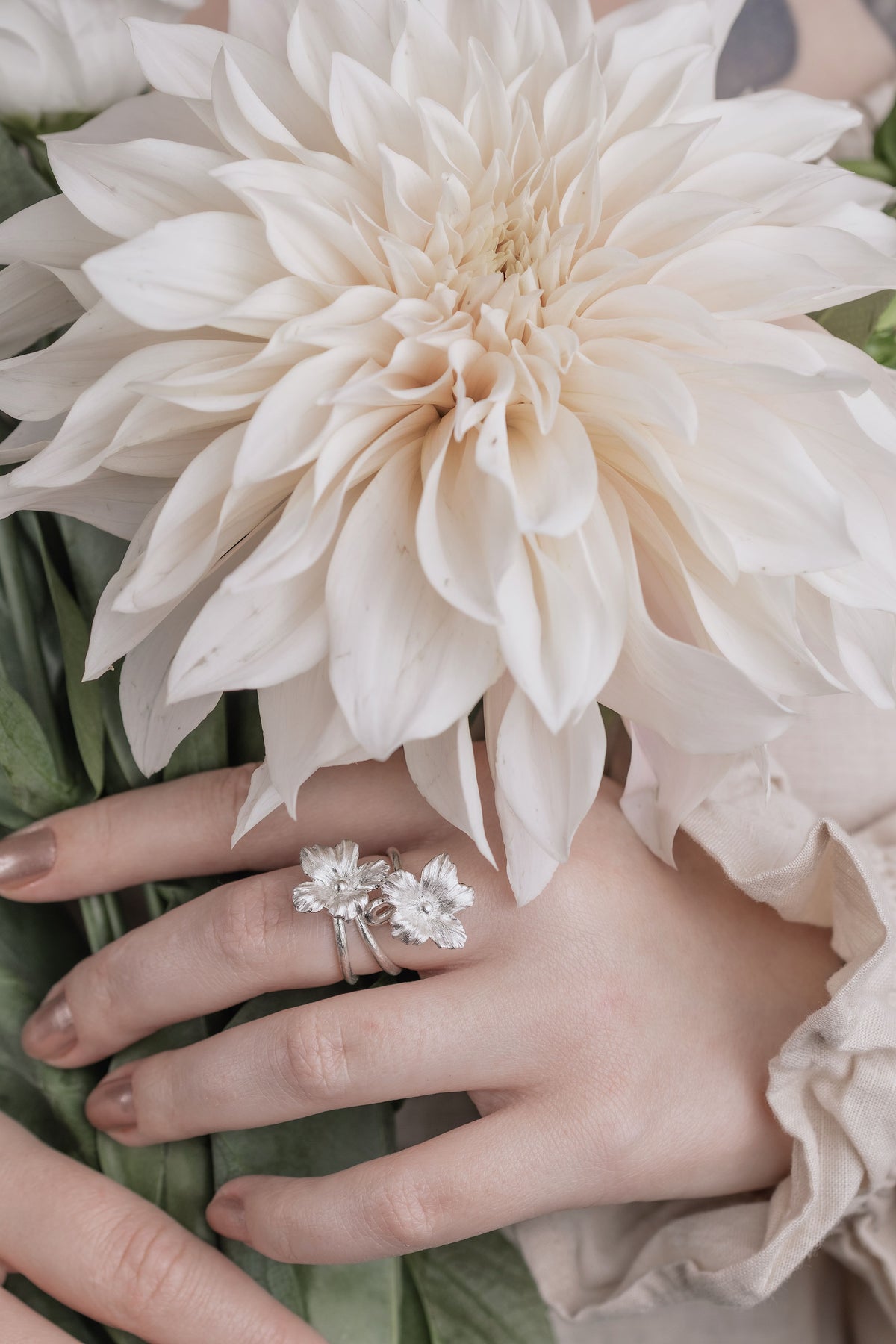 Twin Bloom Ring