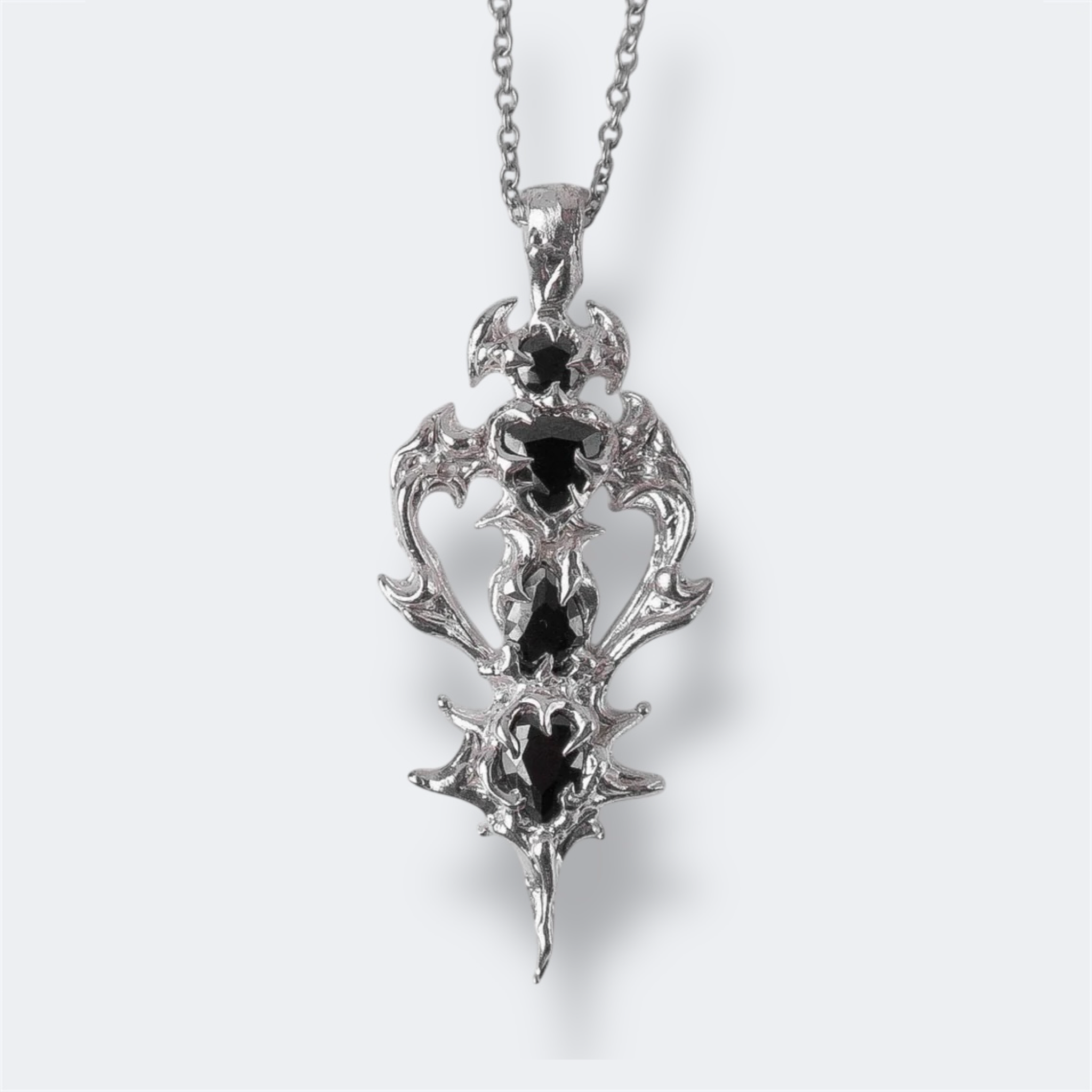 «Whisper of Dusk» pendant with stones