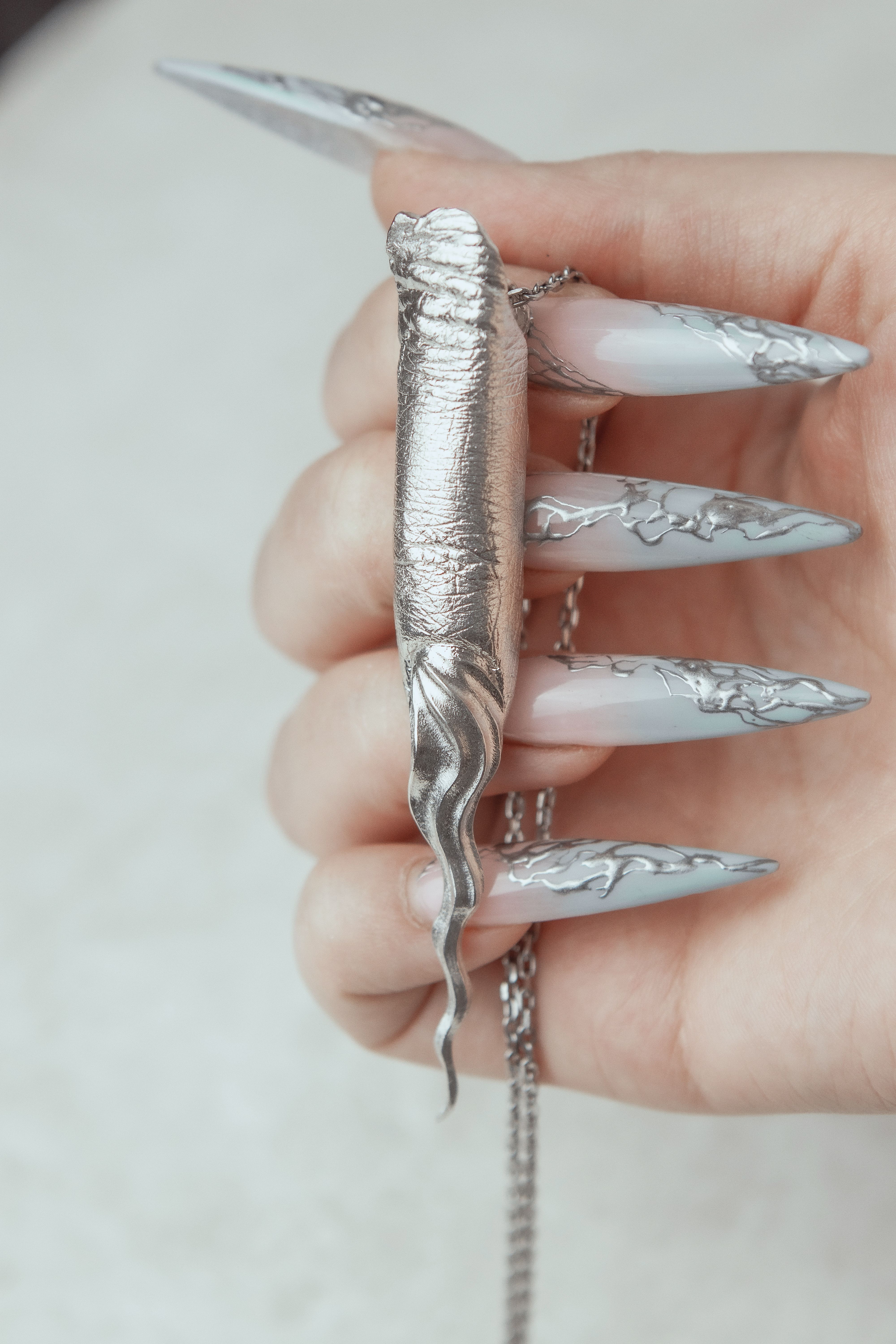 Anatomical Finger Statement Pendant