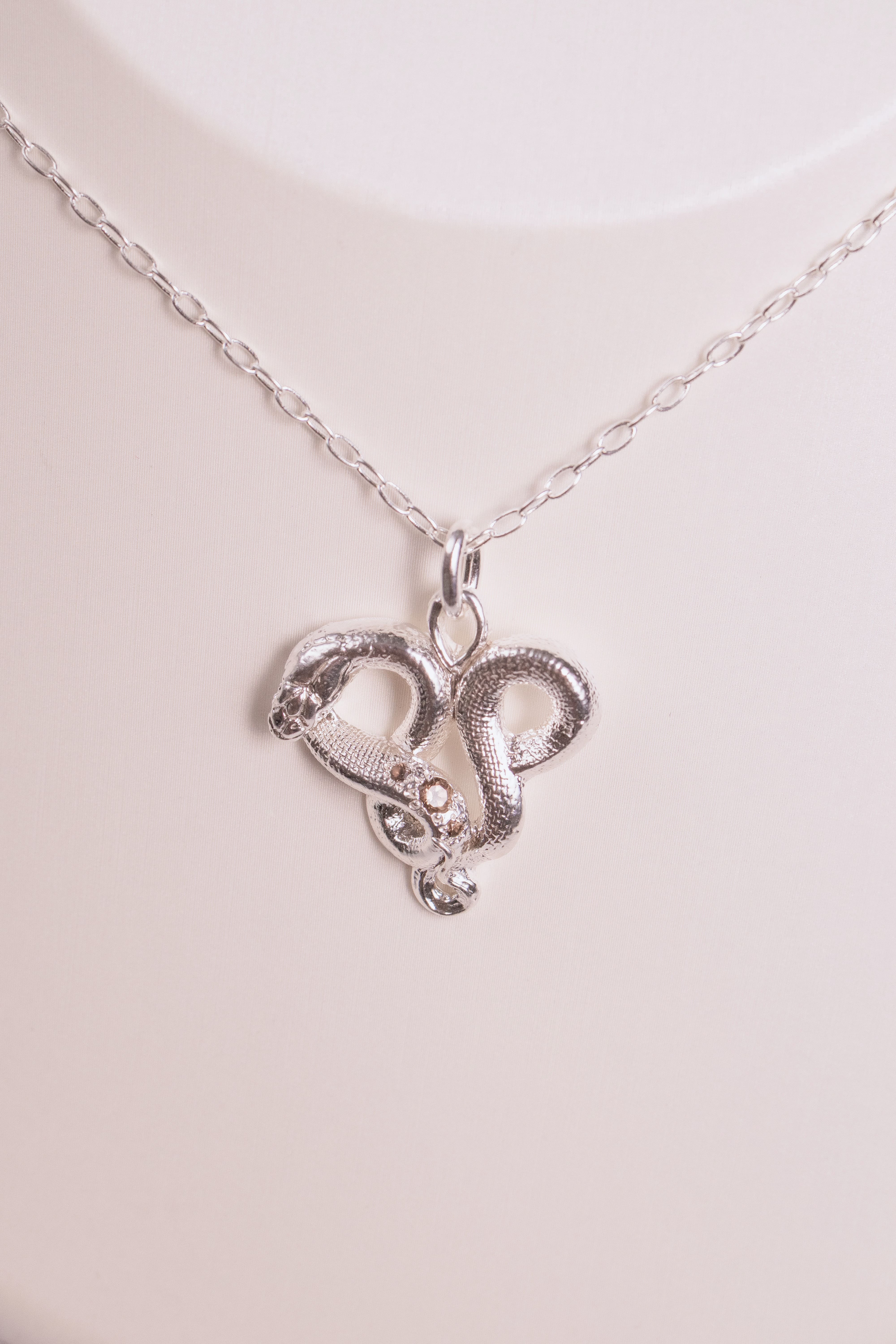 Snake Heart Pendant