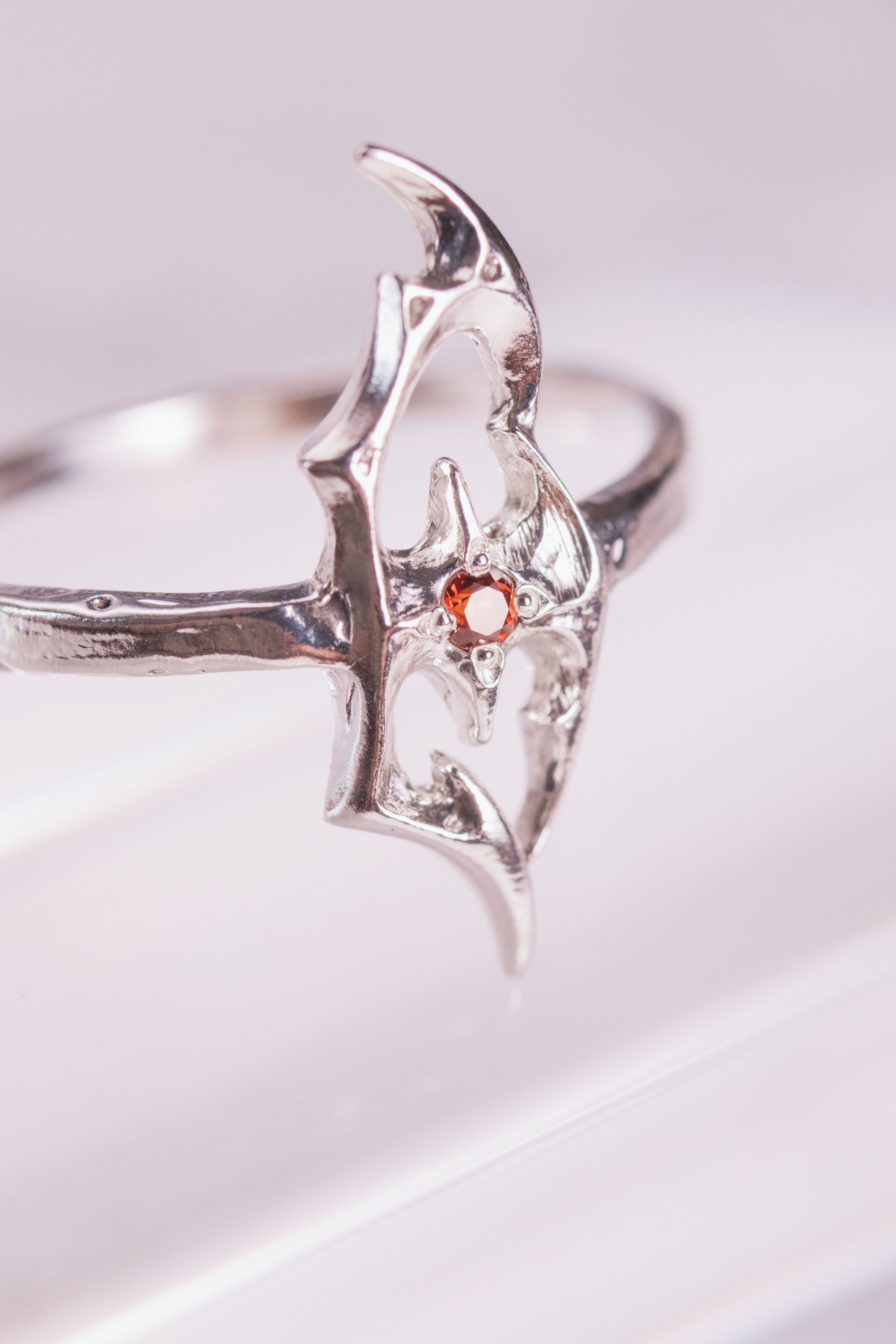 Letter A Tribal Ring