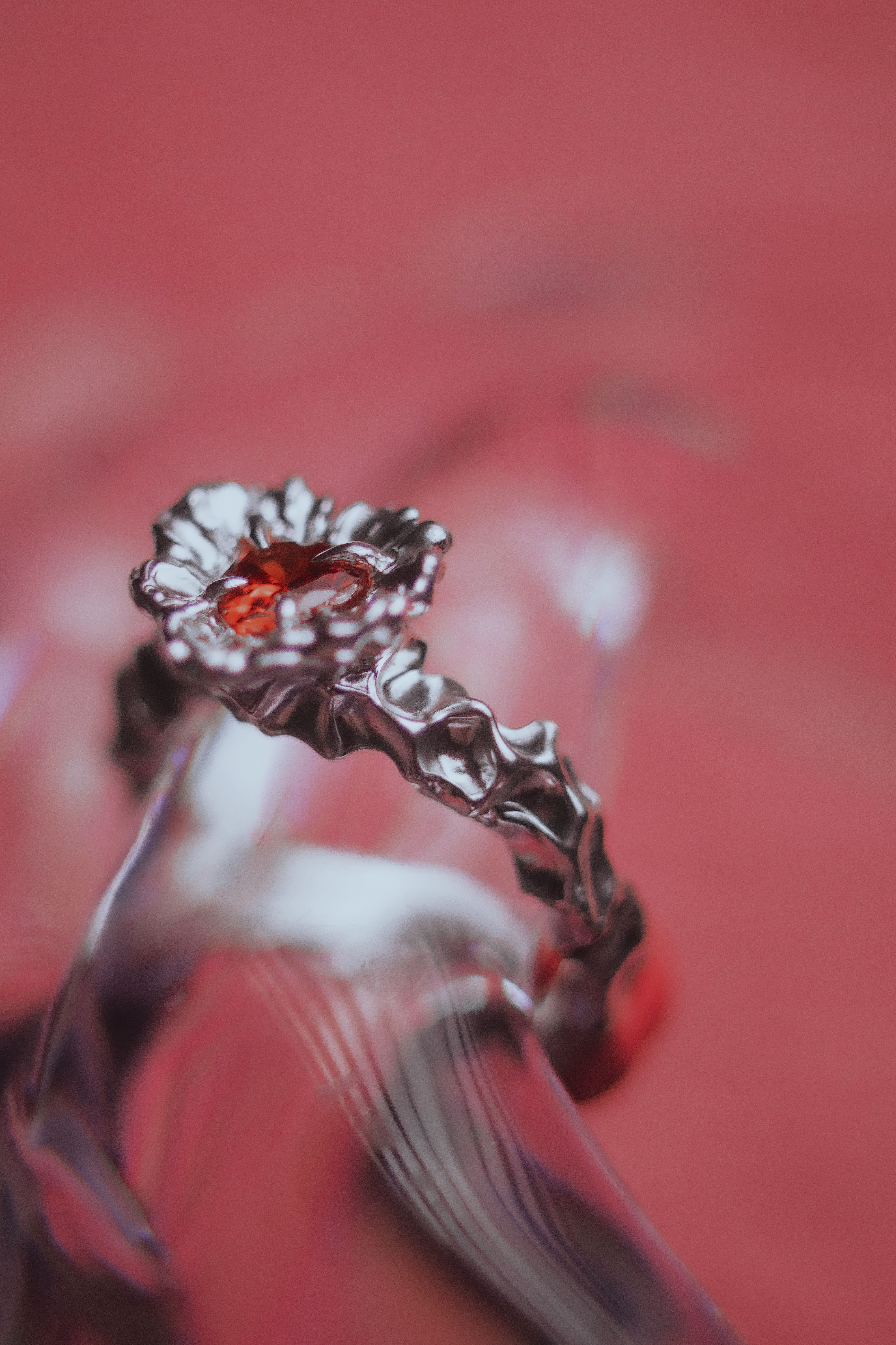 Custom Organic Heart Ring