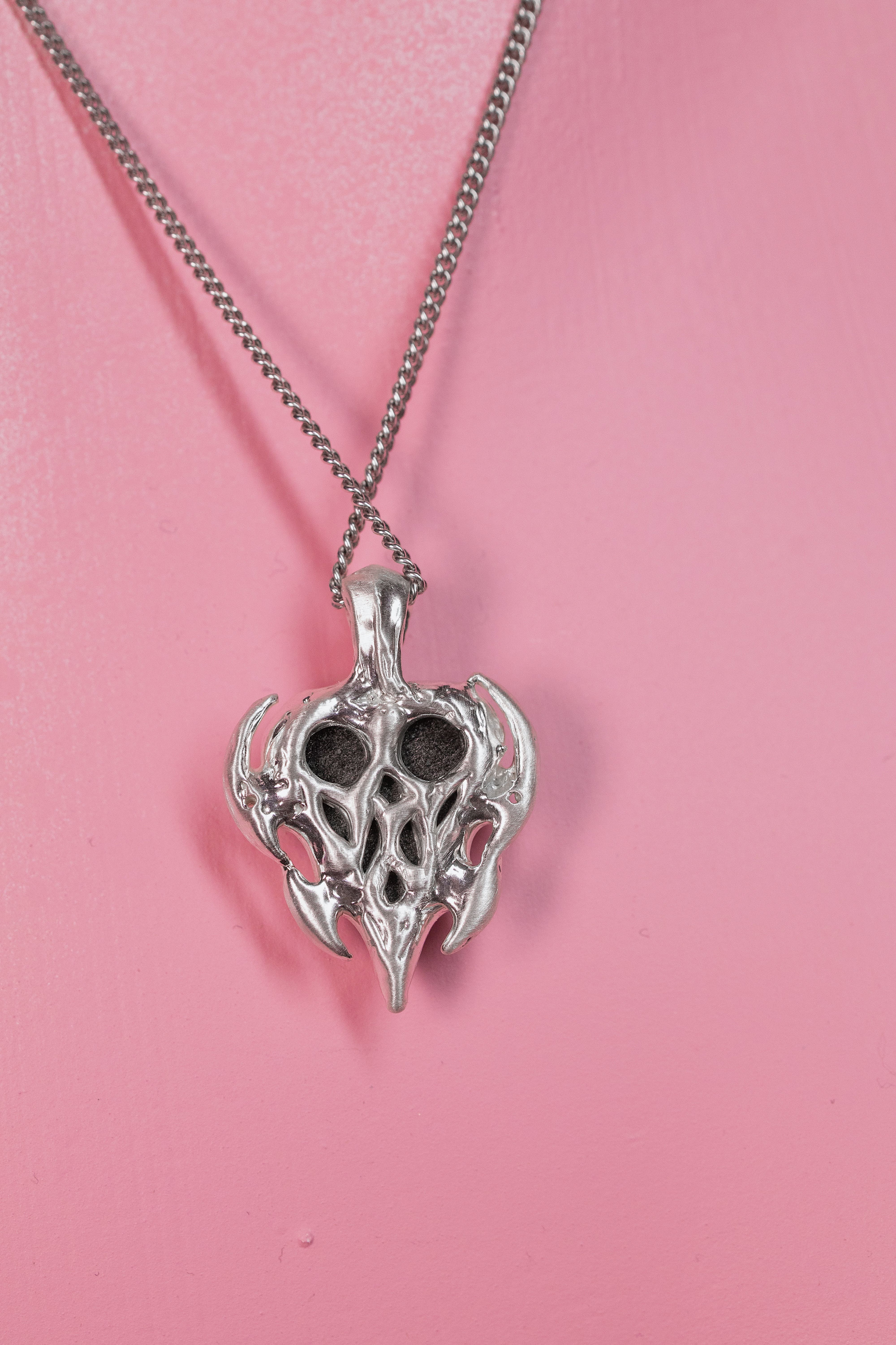 Obsidian Tribal Pendant