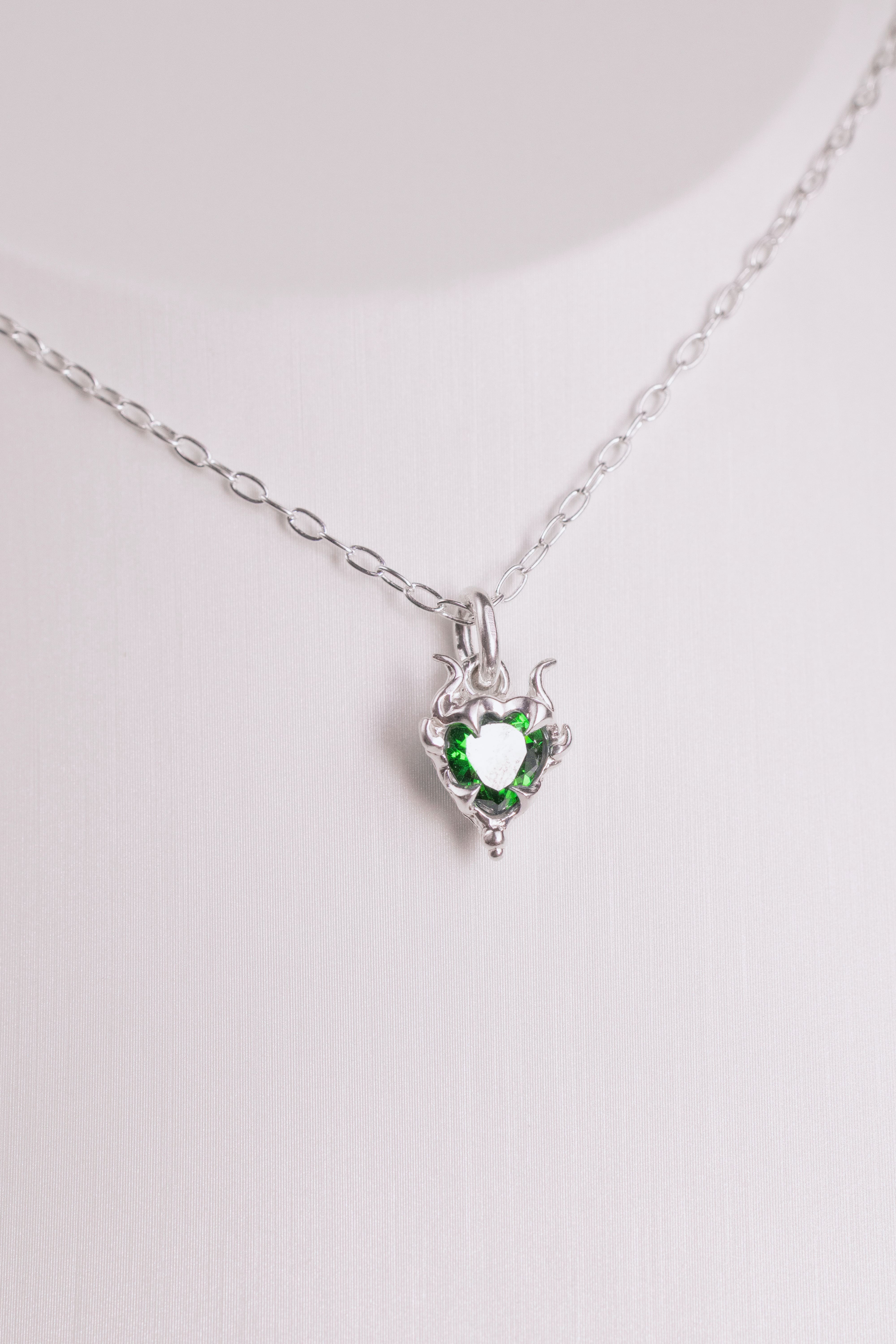 Green Lyra Pendant
