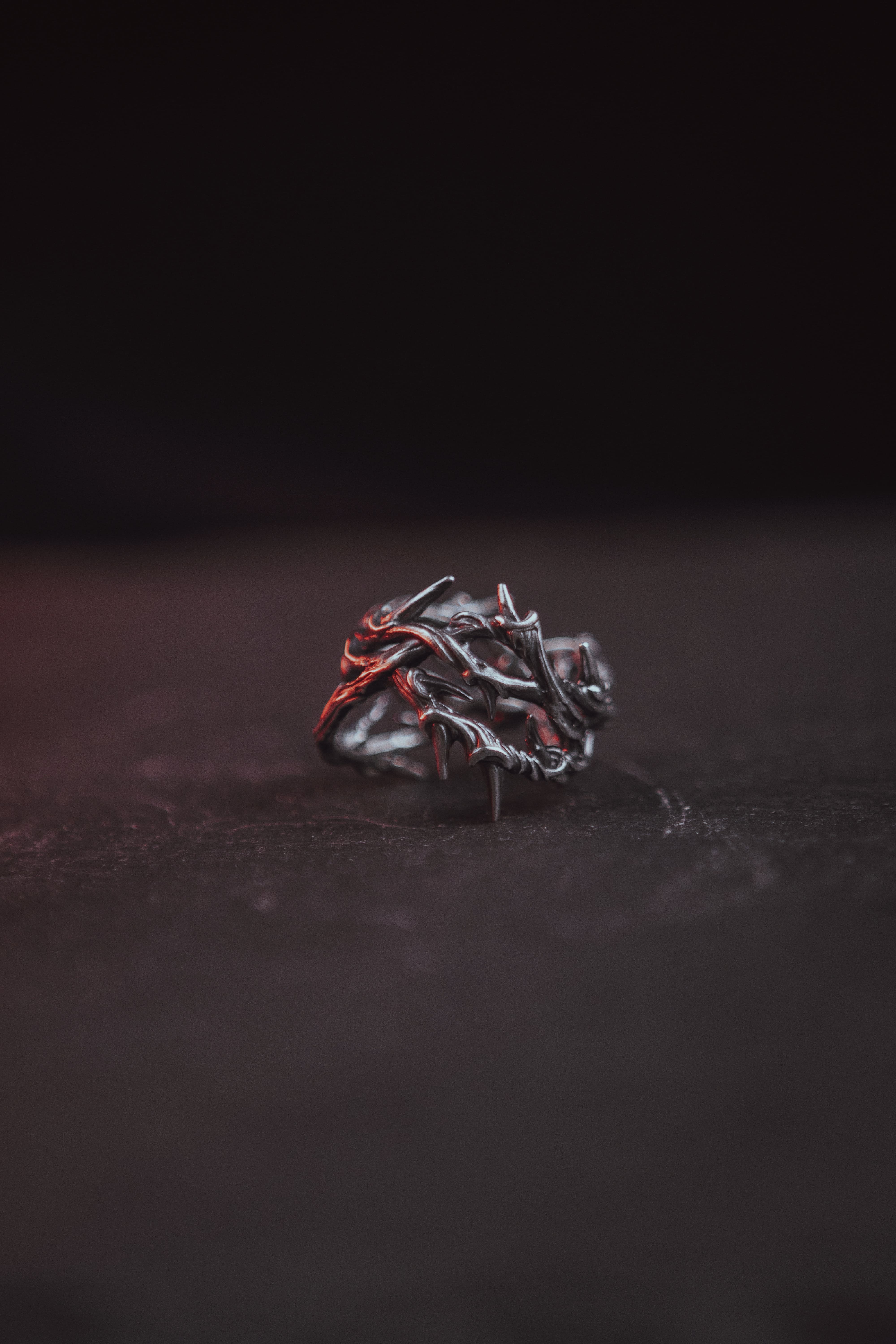 Chunky thorn ring