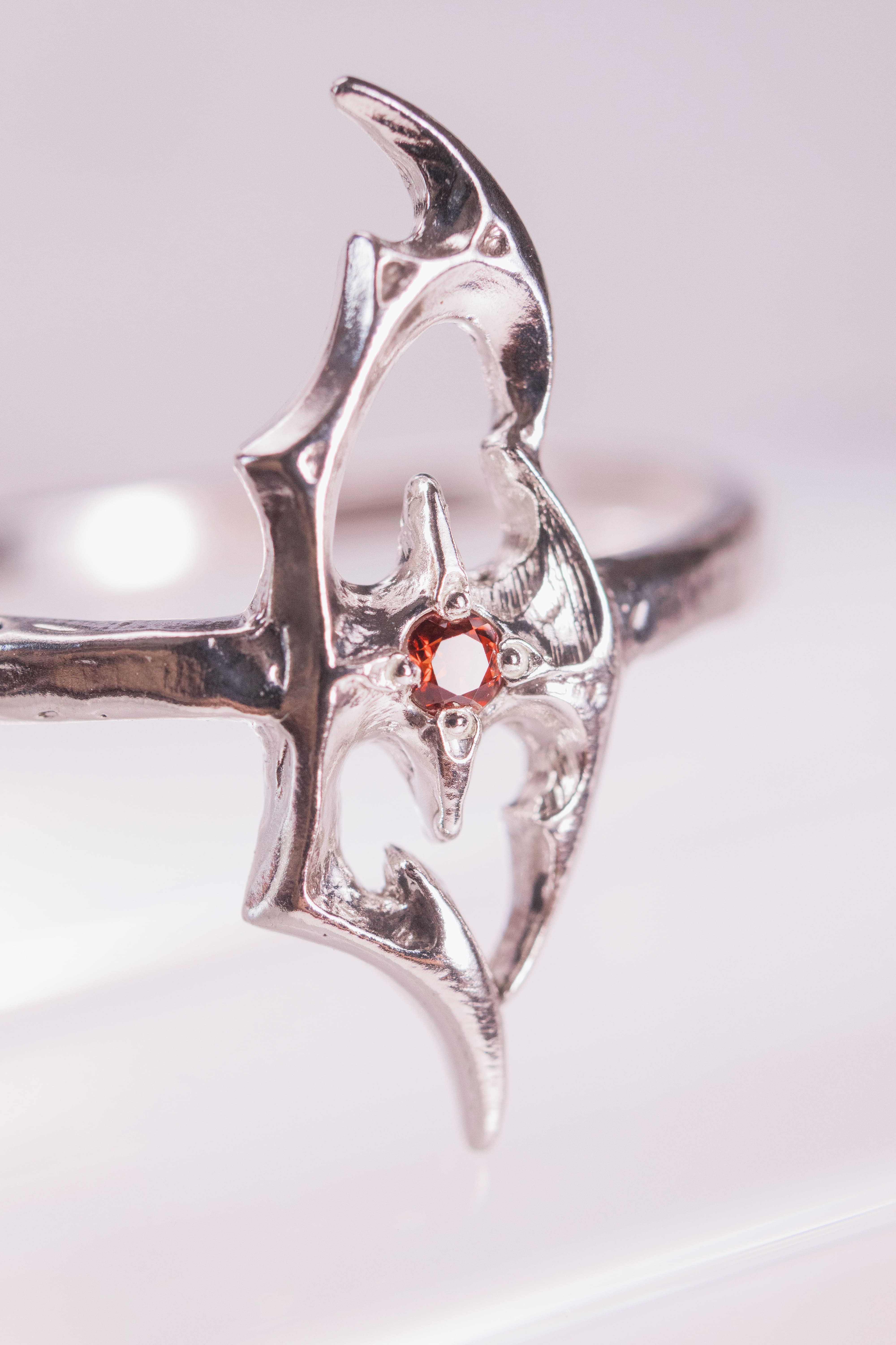 Letter A Tribal Ring