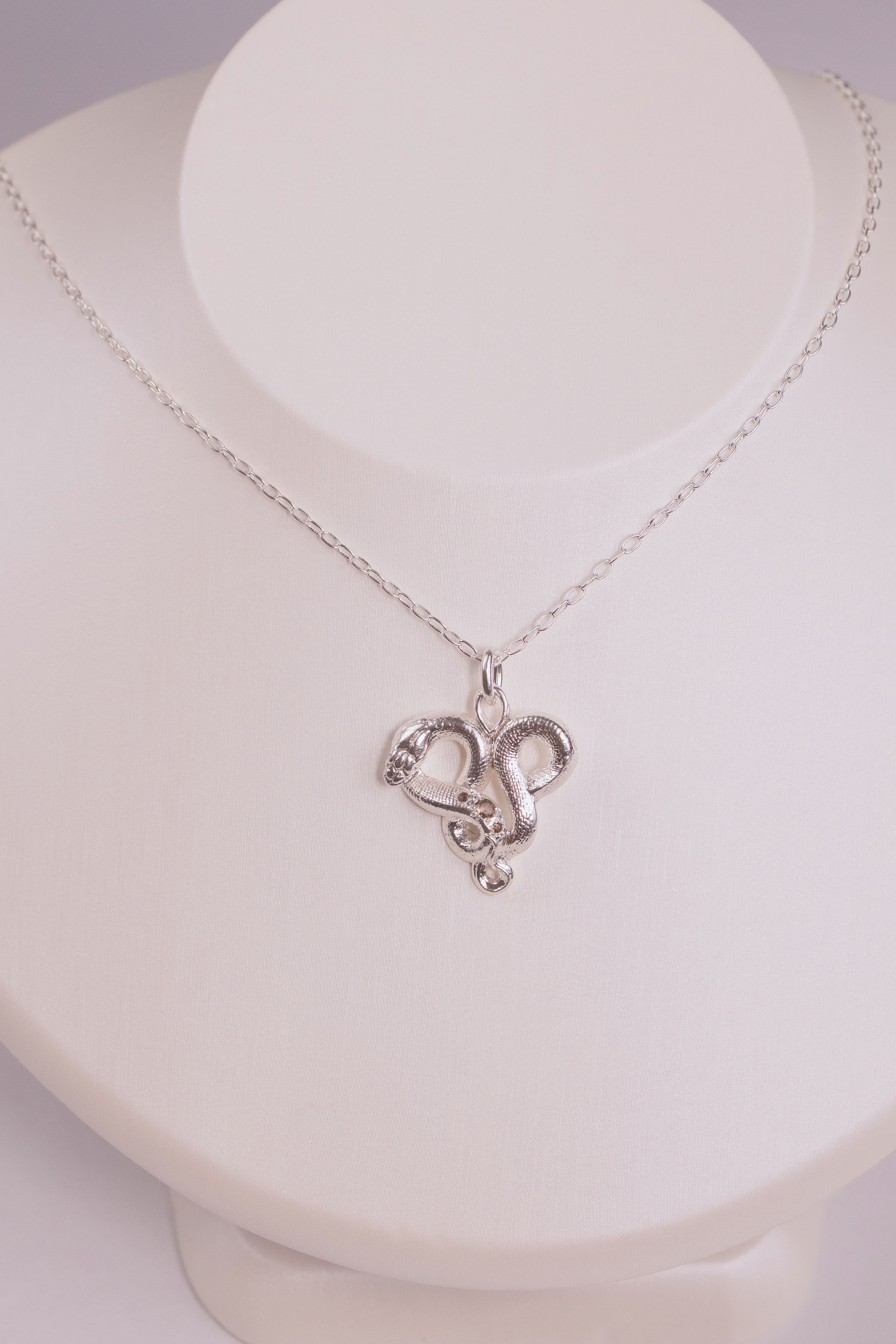 Snake Heart Pendant