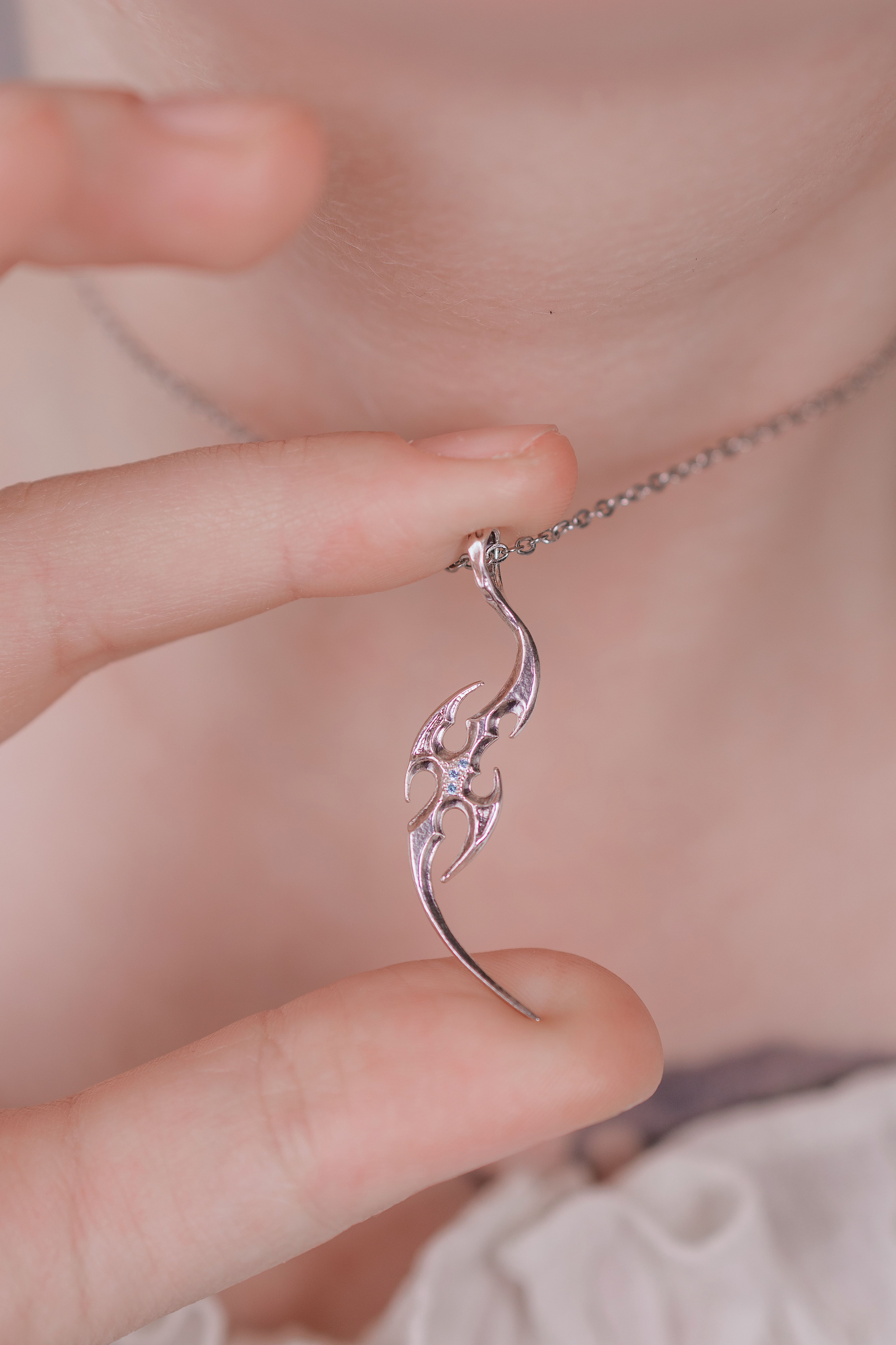 Classic Tribal Pendant with Topazes