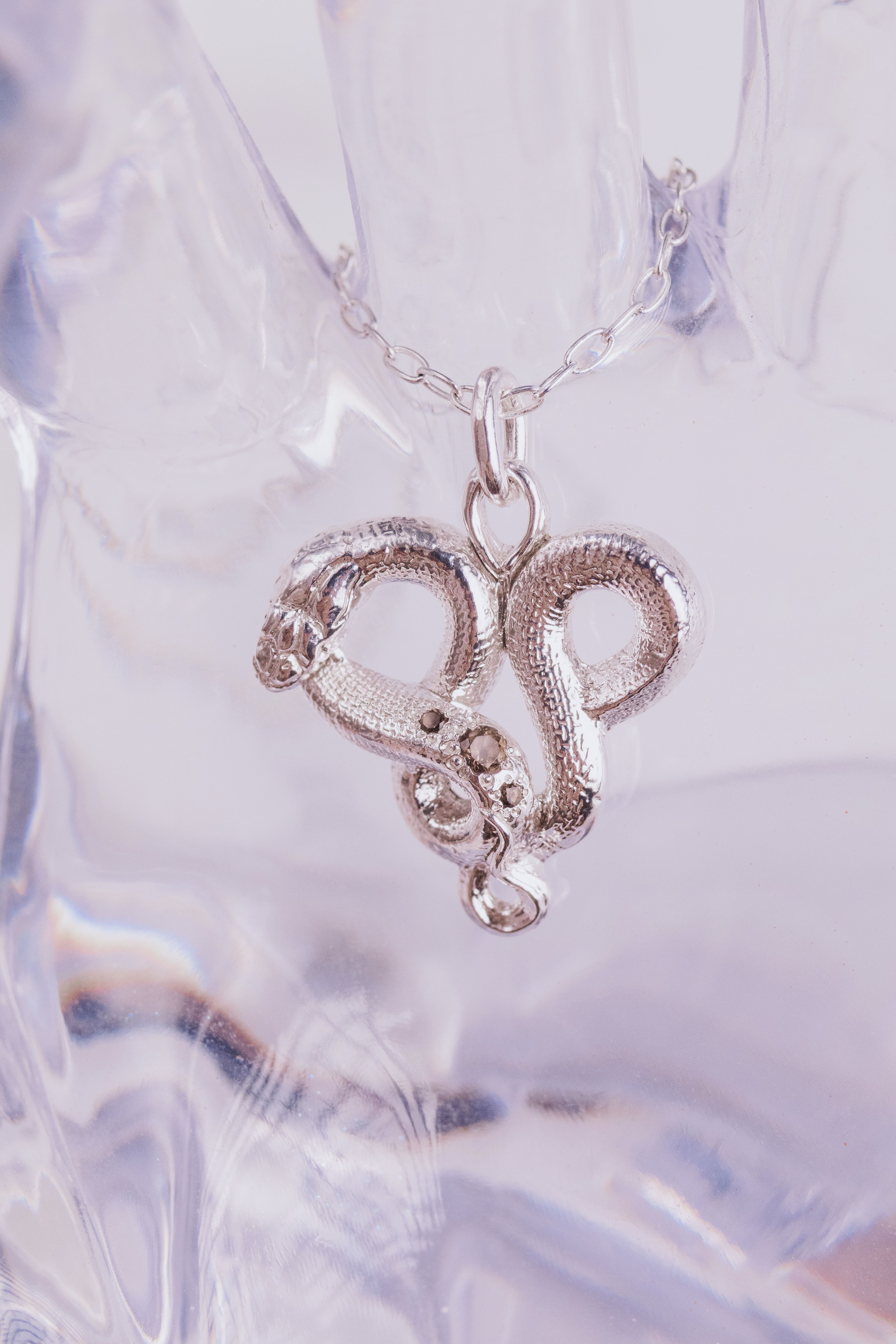 Snake Heart Pendant