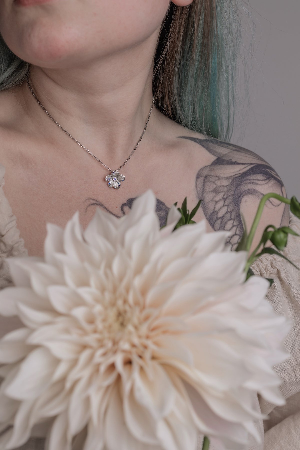 Midnight Bloom Pendant