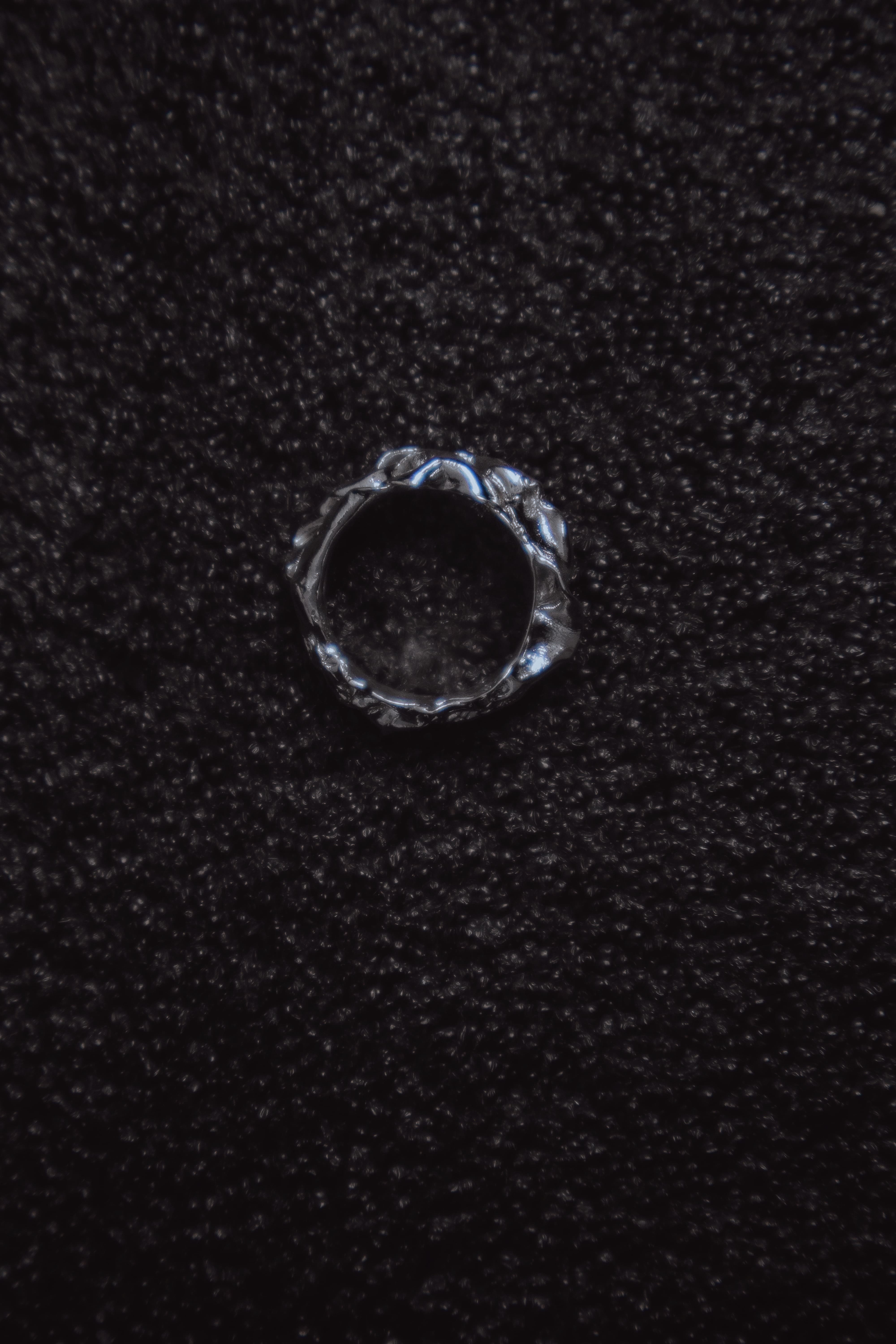 One-of-a-kind textured ring