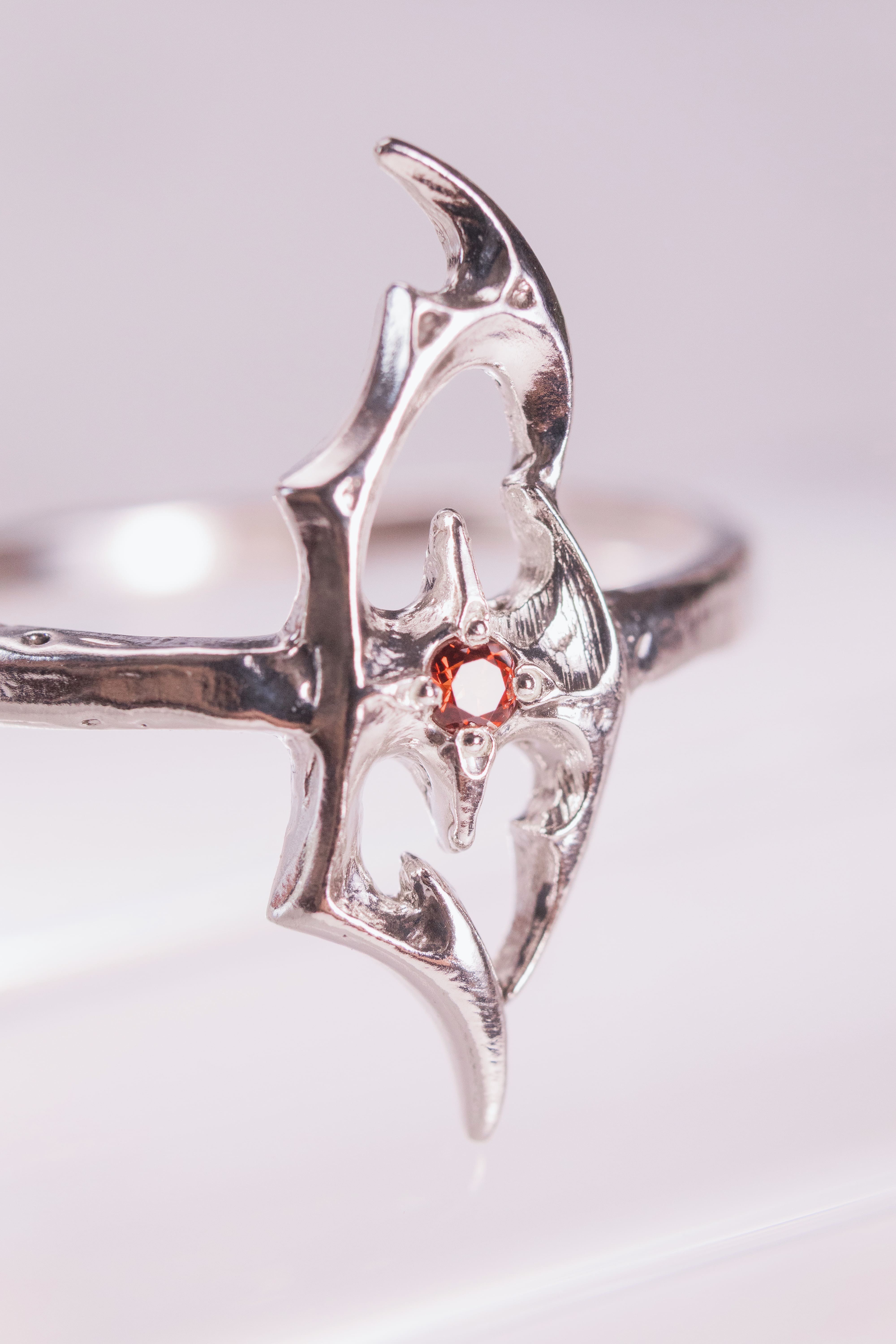 Letter A Tribal Ring