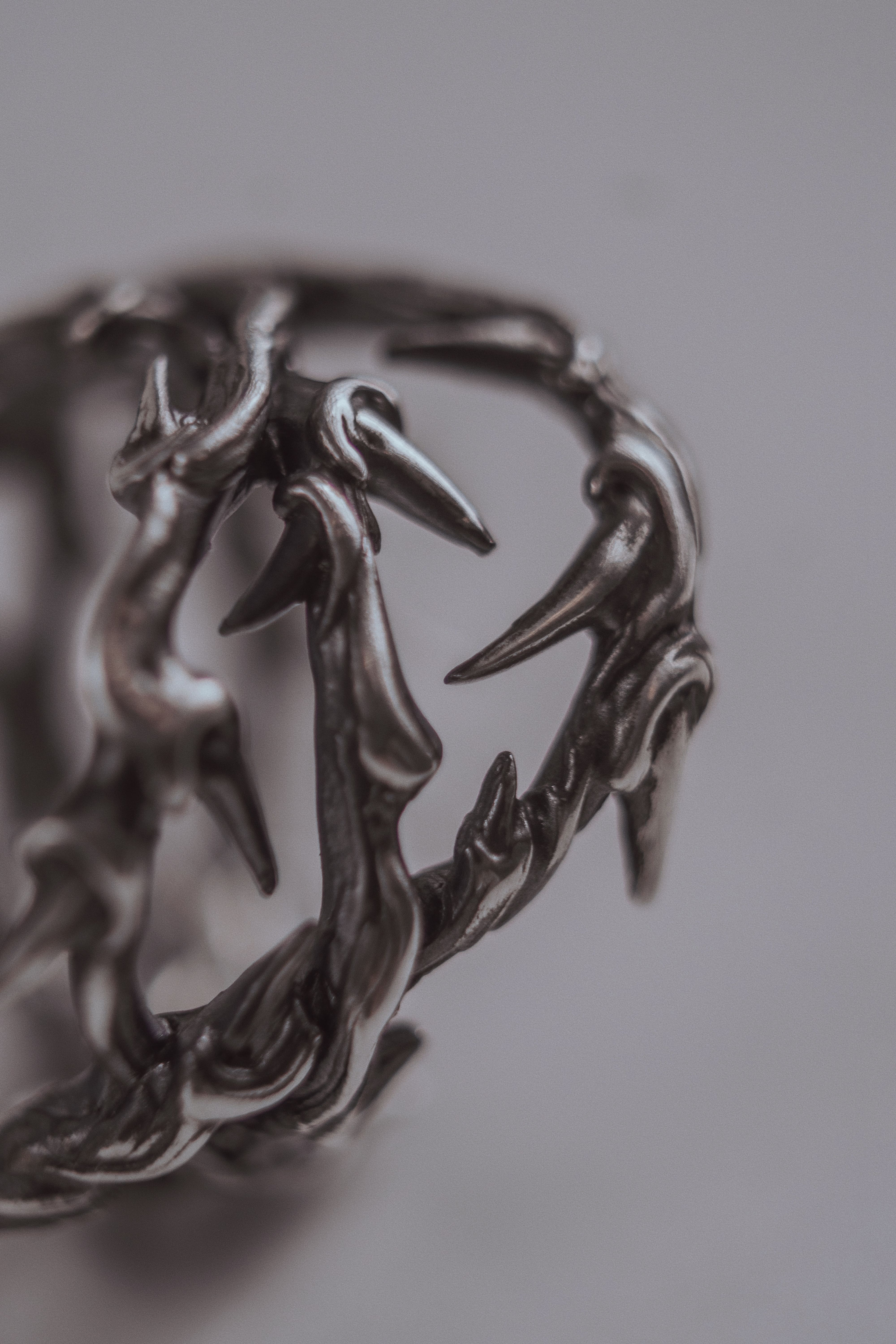 Chunky thorn ring