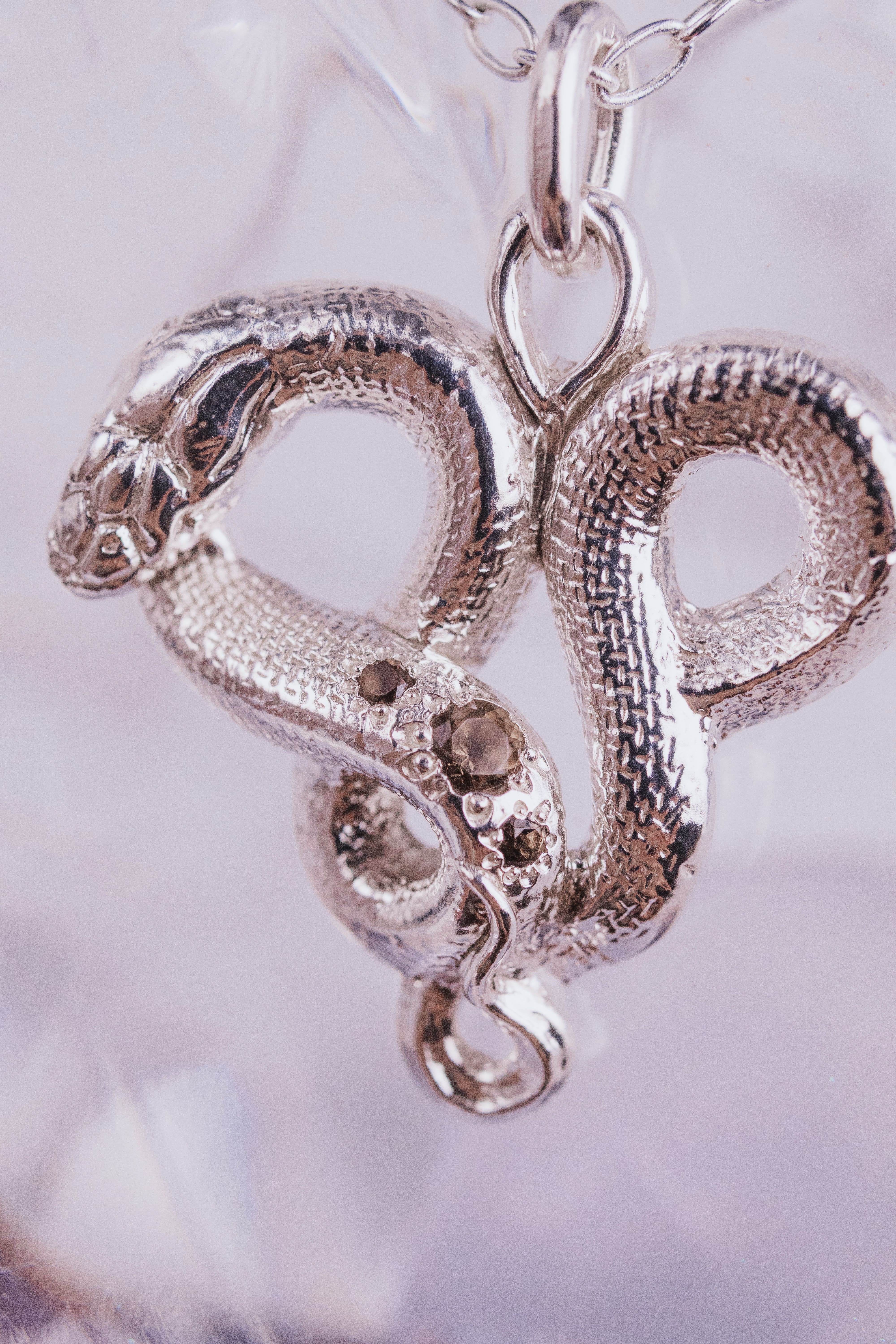 Snake Heart Pendant
