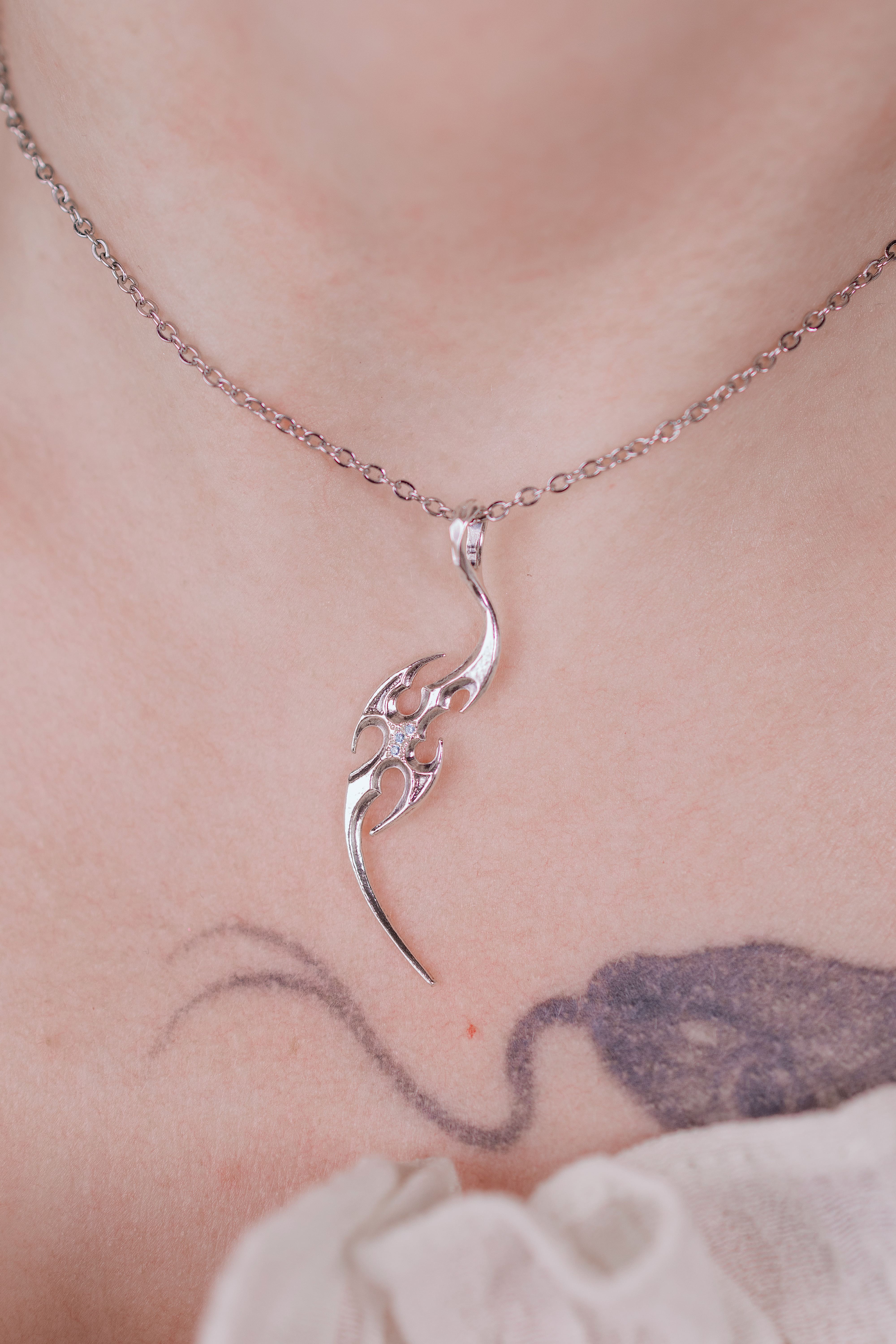 Classic Tribal Pendant with Topazes