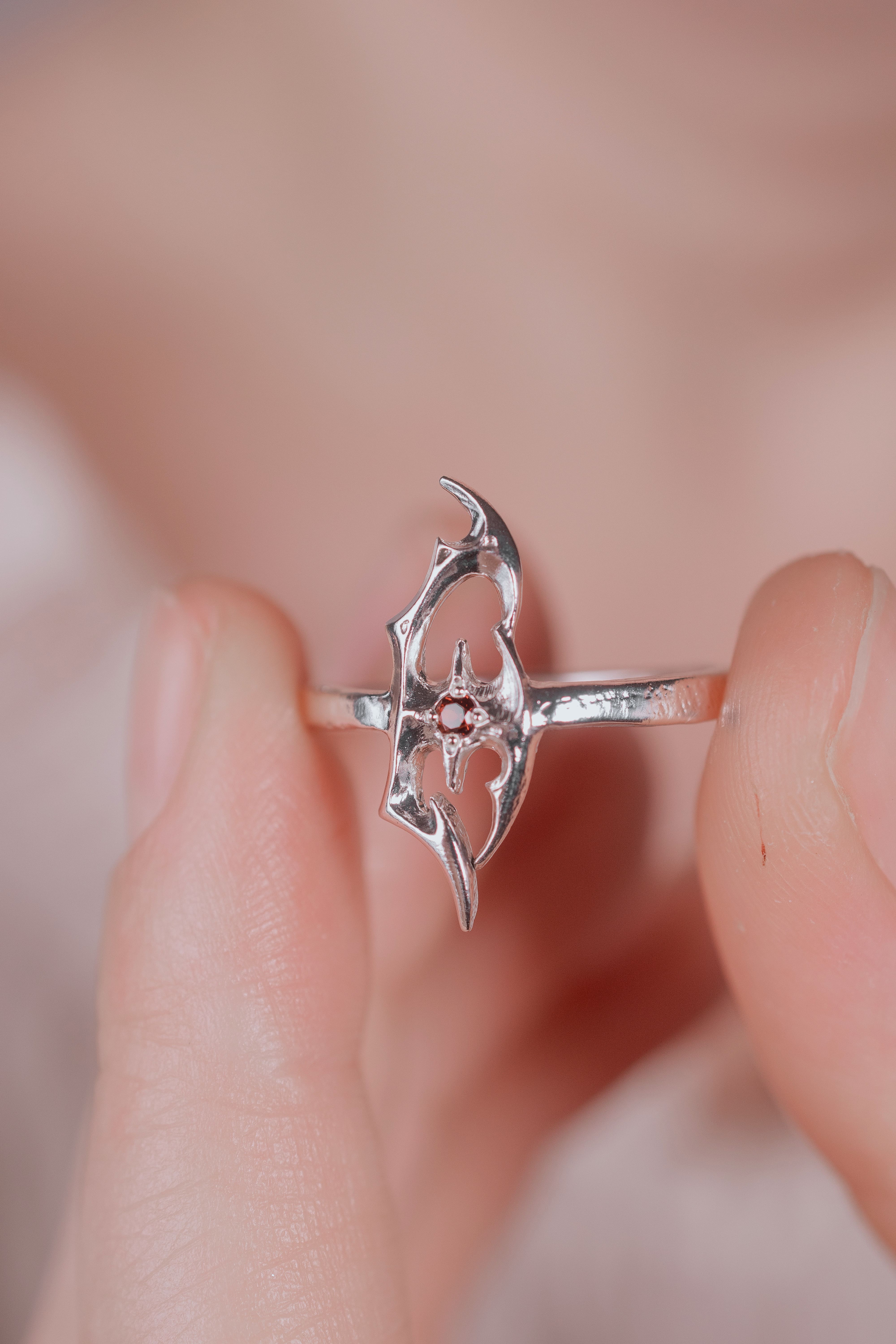 Letter A Tribal Ring